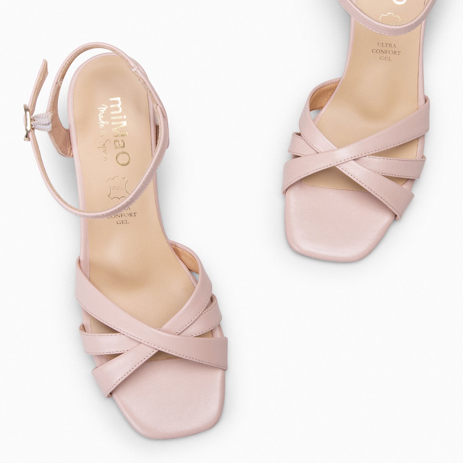 PAULA - NUDE Party Heel Sandals