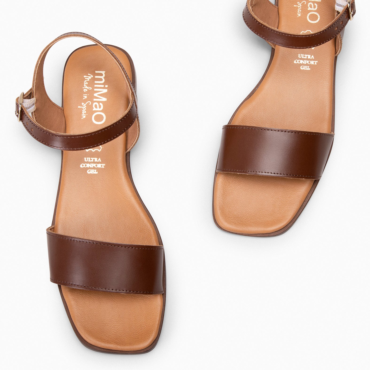 SANTORINI - BROWN Flat Sandals