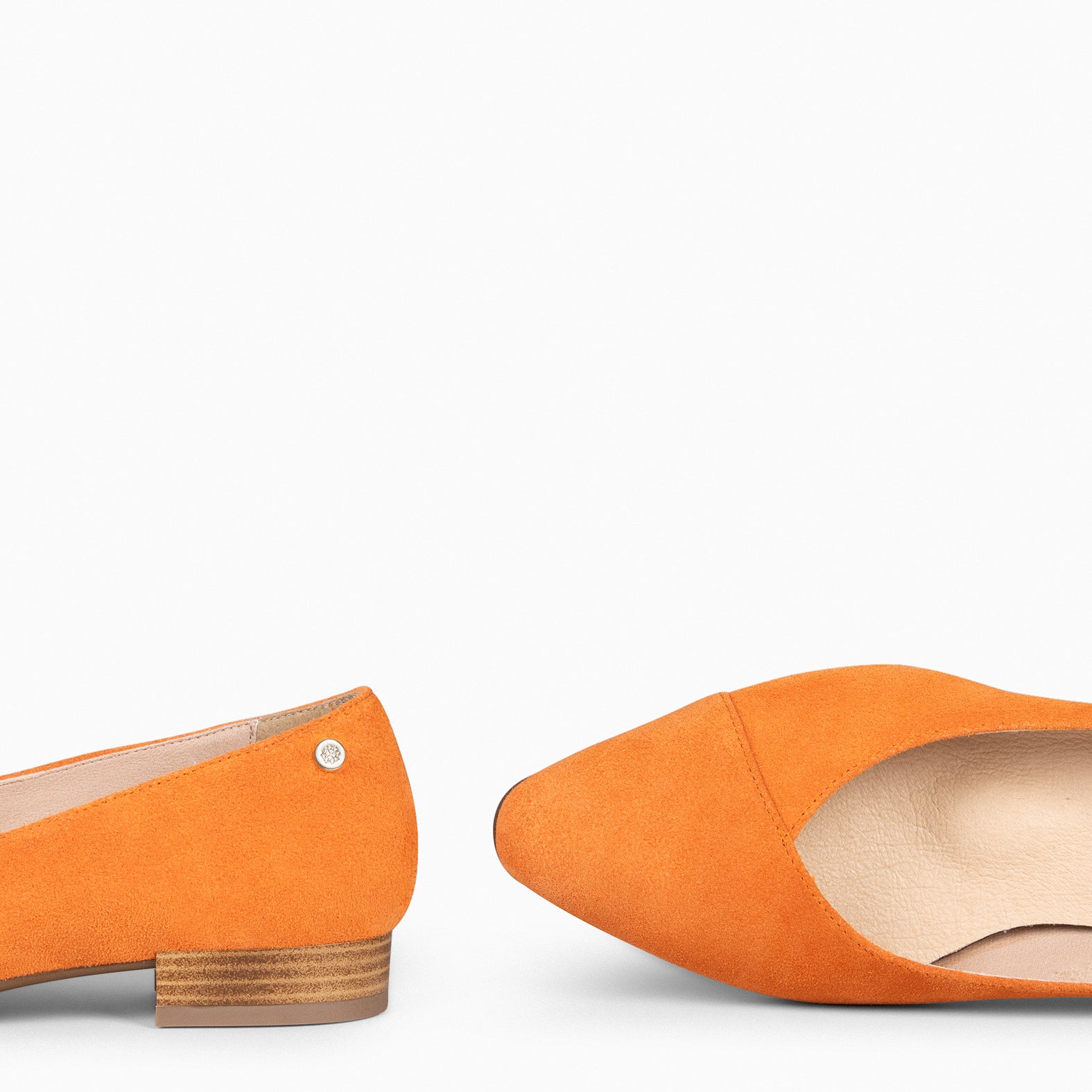 MARIE – ORANGE pointed flats