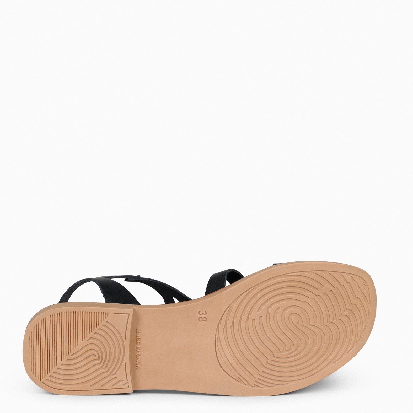 BAMBÚ – NEGRO FLAT SANDALS