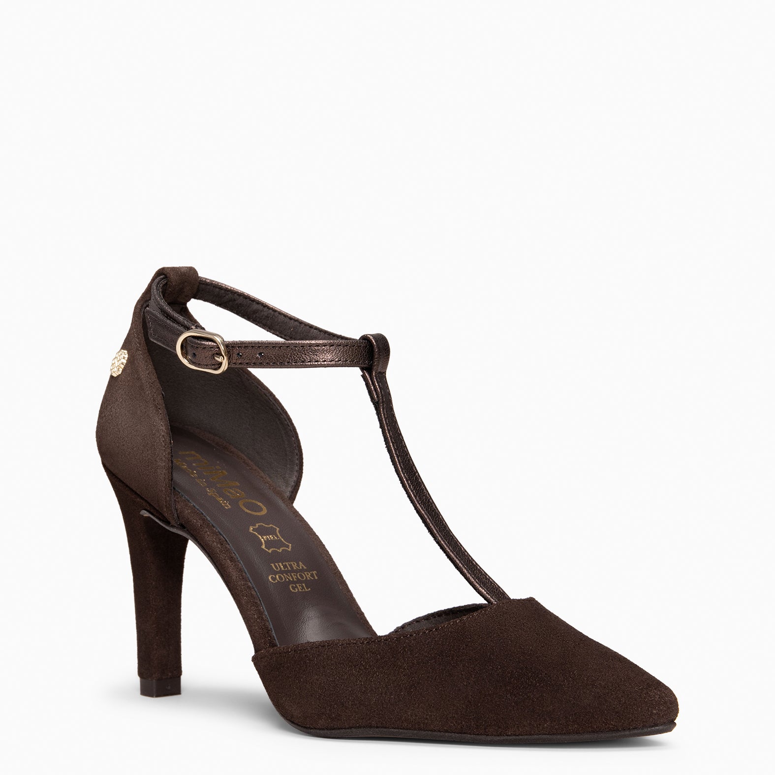 AMANDA - Zapatos de tacón alto MARRON