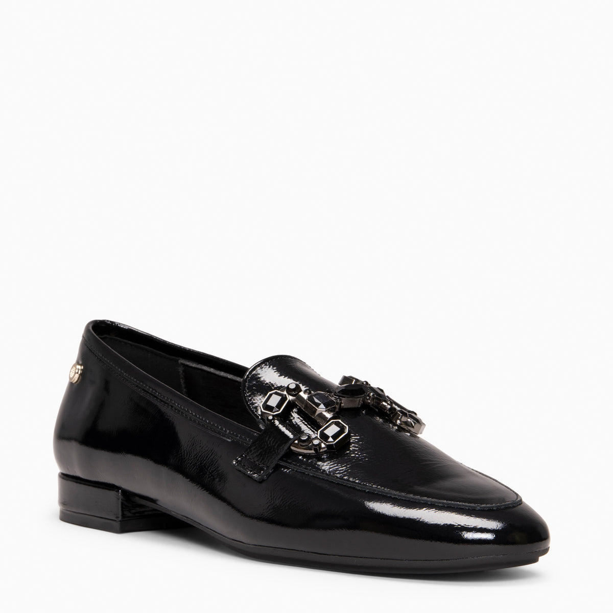 DORIAN - Mocasines planos con adorno NEGRO