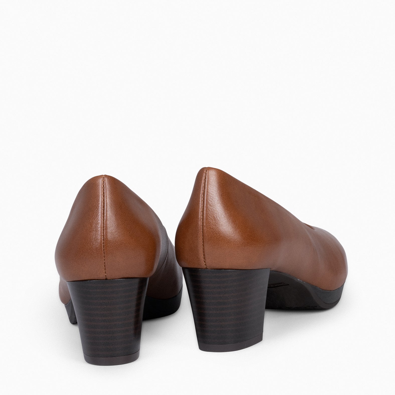 Leather heels Stuart Weitzman Camel size 7.5 US in Leather - 39190214