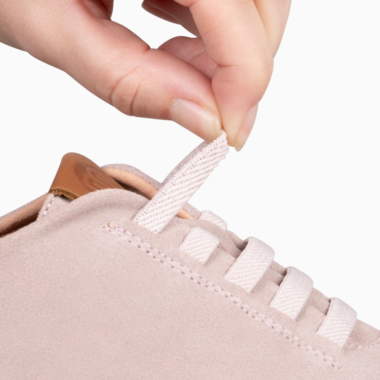 FLY – NUDE casual sneaker with elastic laces