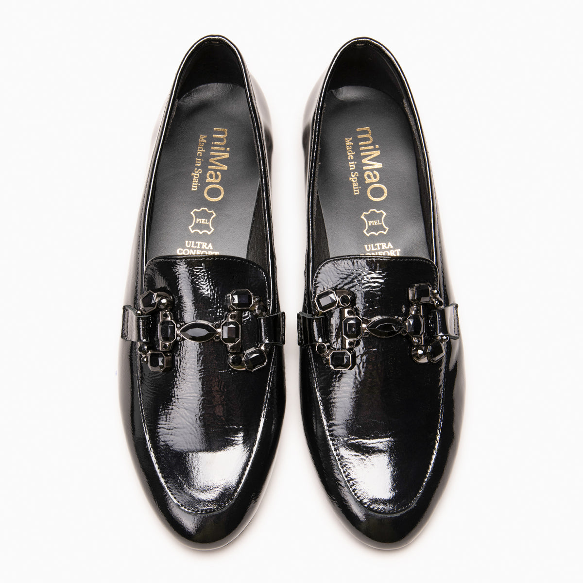 DORIAN - Mocasines planos con adorno NEGRO