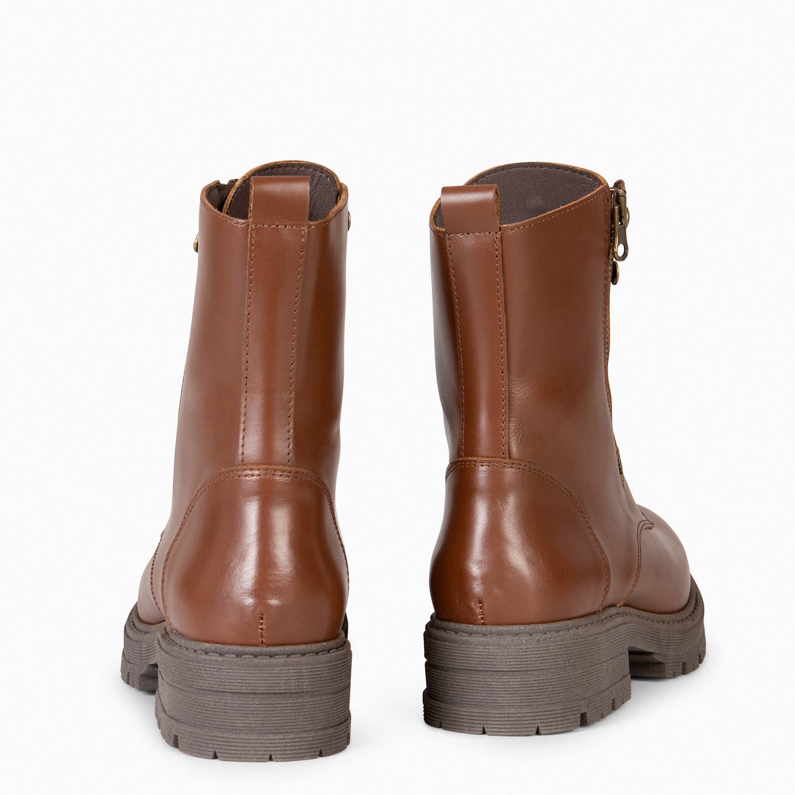 MILITAR – Botas militares de mujer MARRON