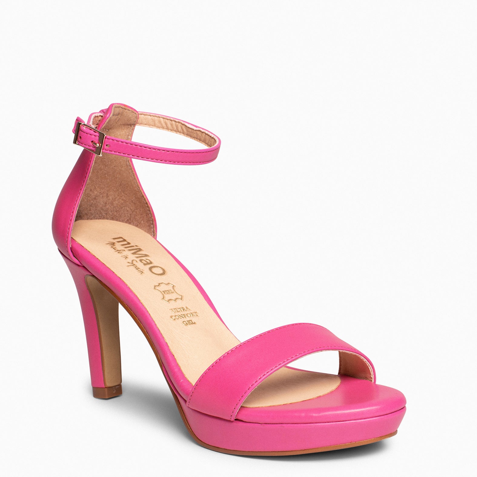 PARTY – FUCHSIA high-heeled platform sandals