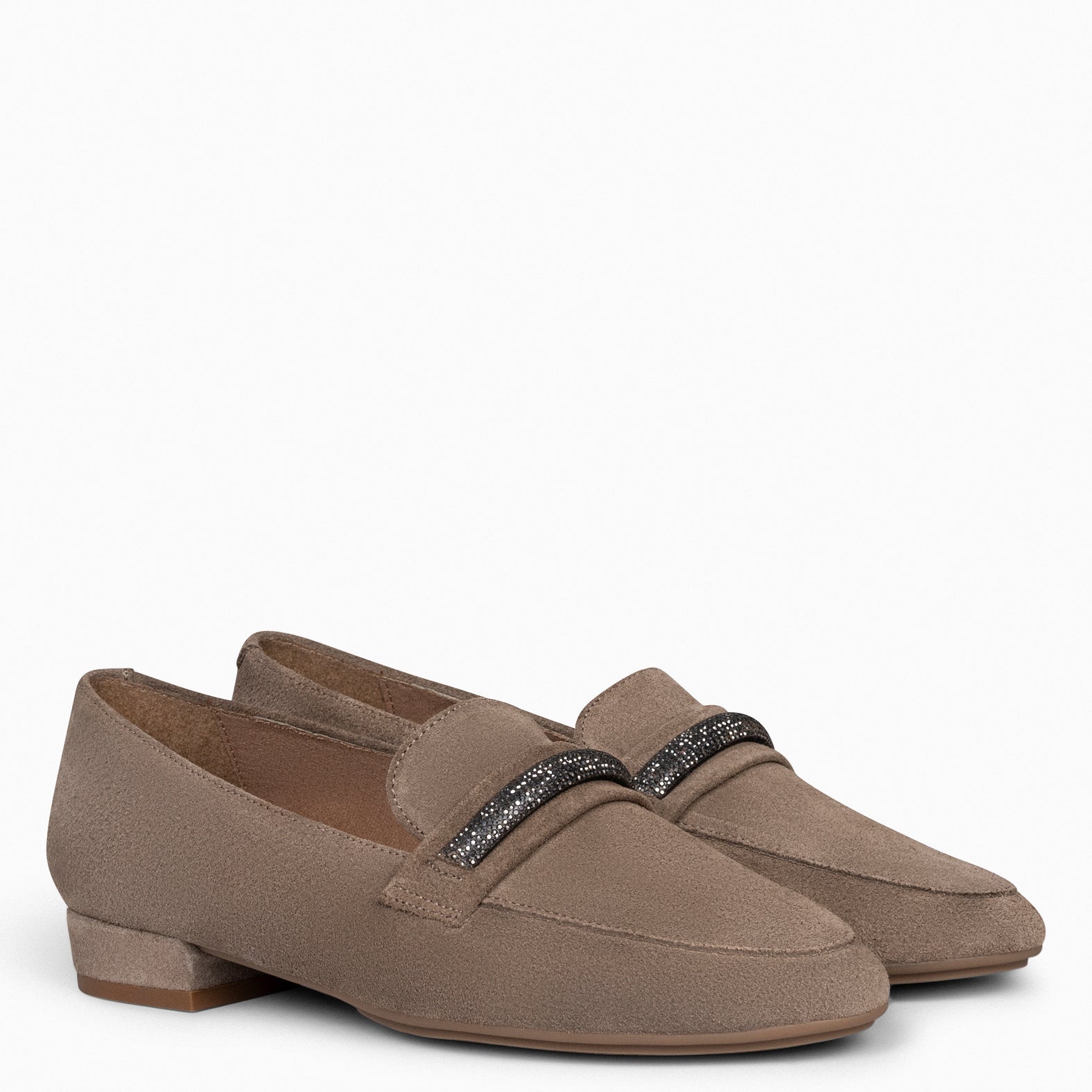 Taupe moccasins store