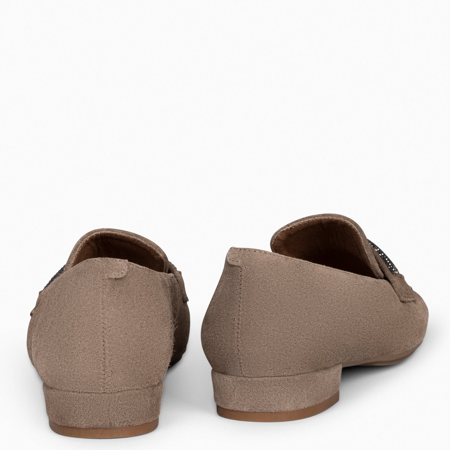 SLIPPERS BRIGHT -  TAUPE moccasins