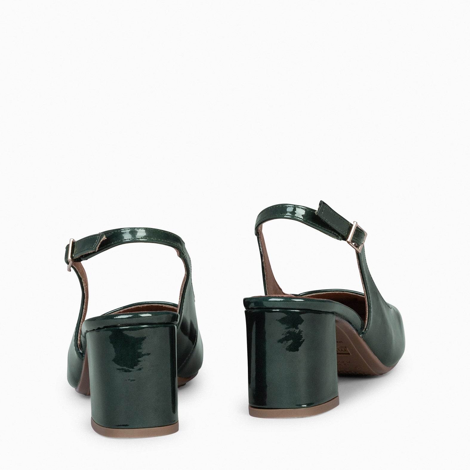 SOPHIA - GREEN sling-back heel