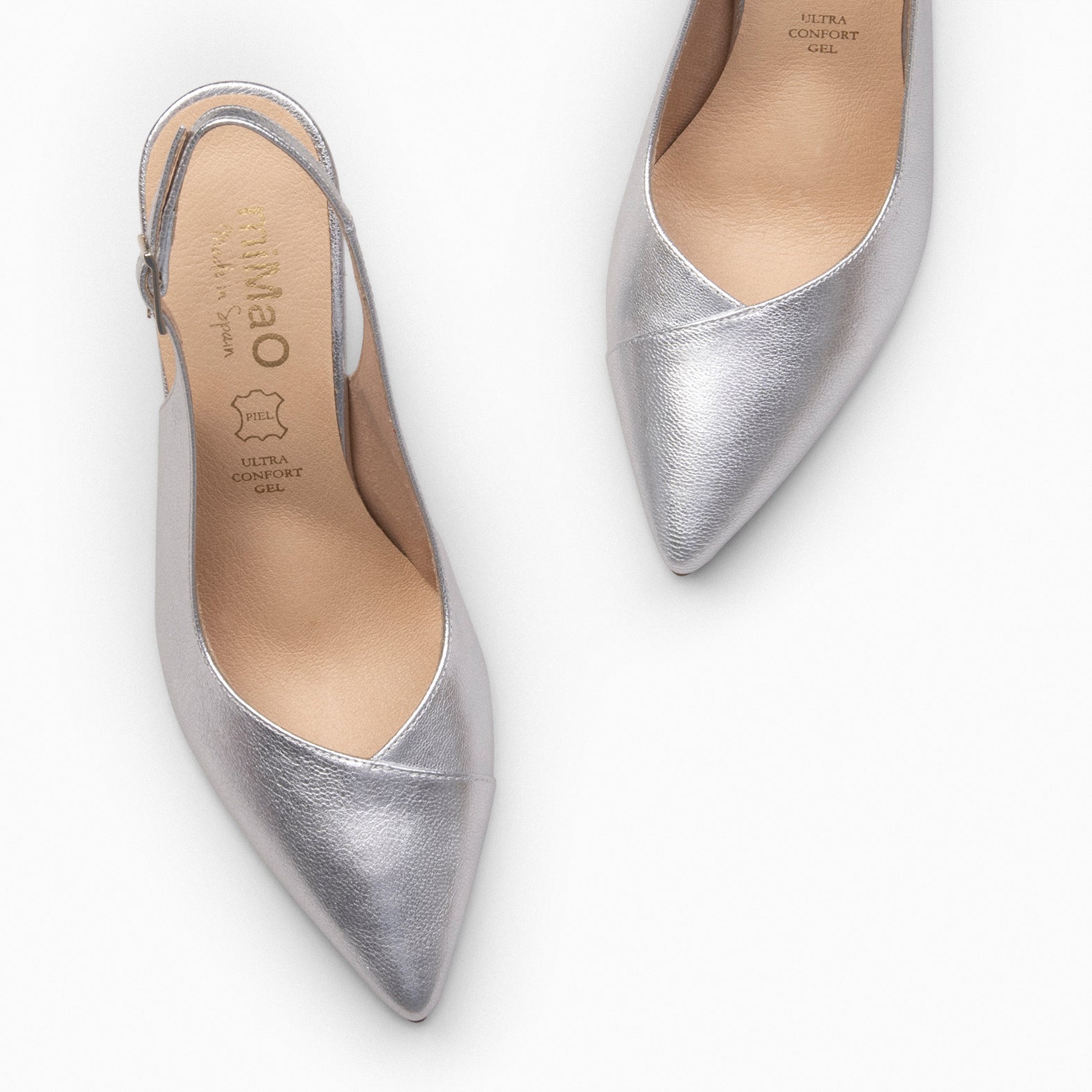 GLAM SLINGBACK – SILVER Slingback pump