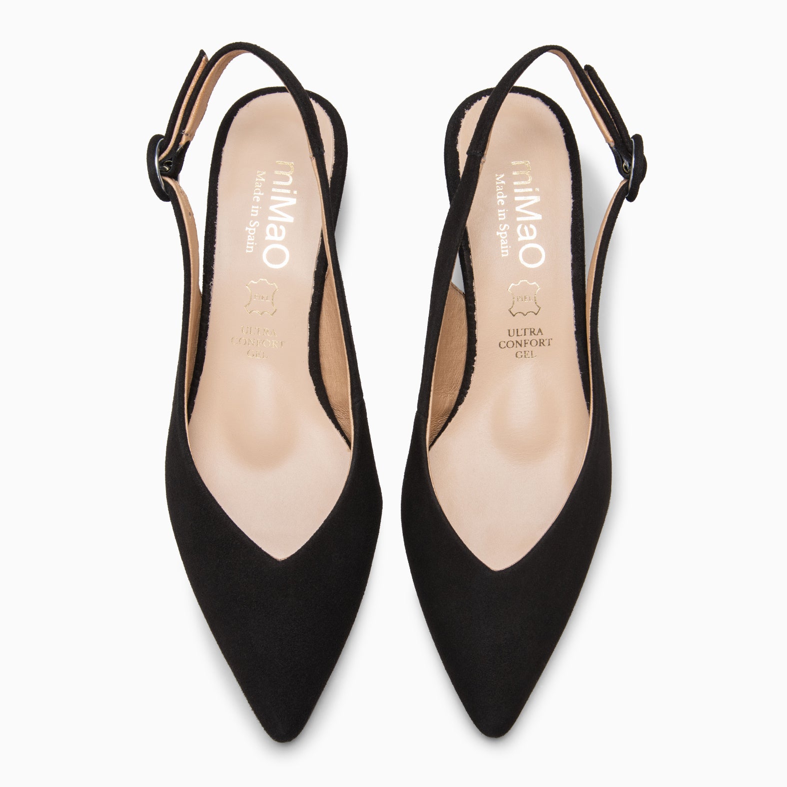 CARMEN – BLACK low heel slingback