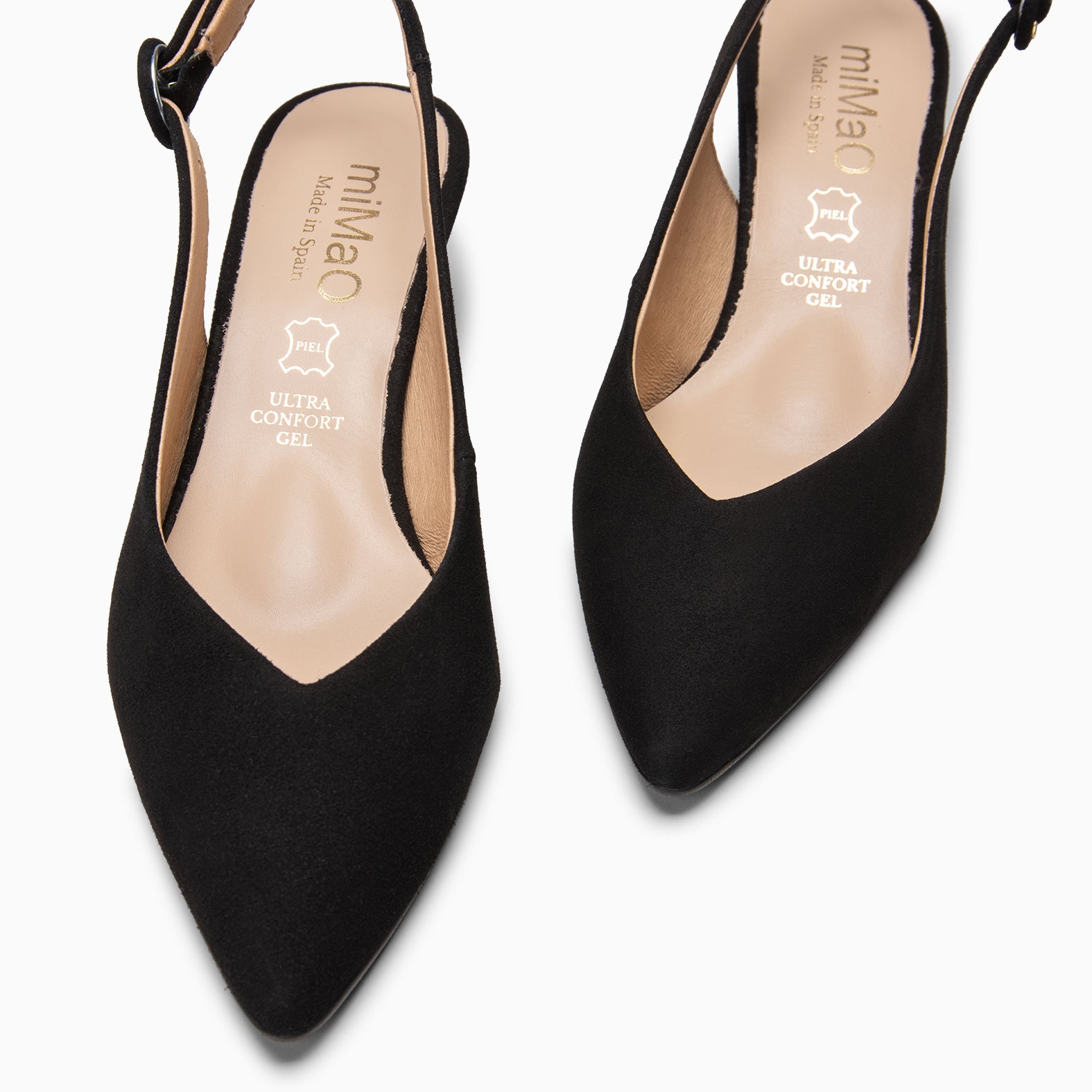CARMEN – BLACK low heel slingback