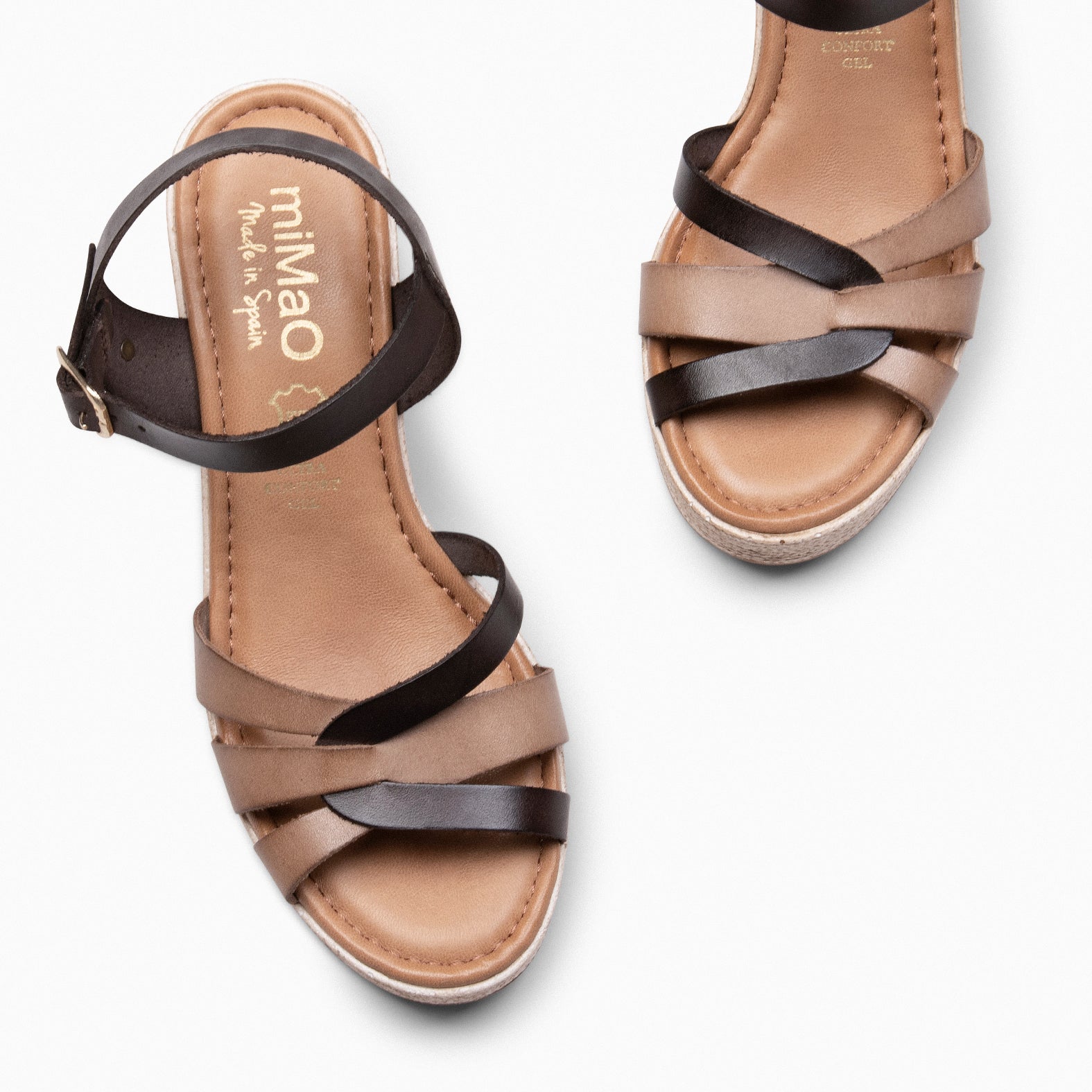 LARISA - BROWN Platform Sandals