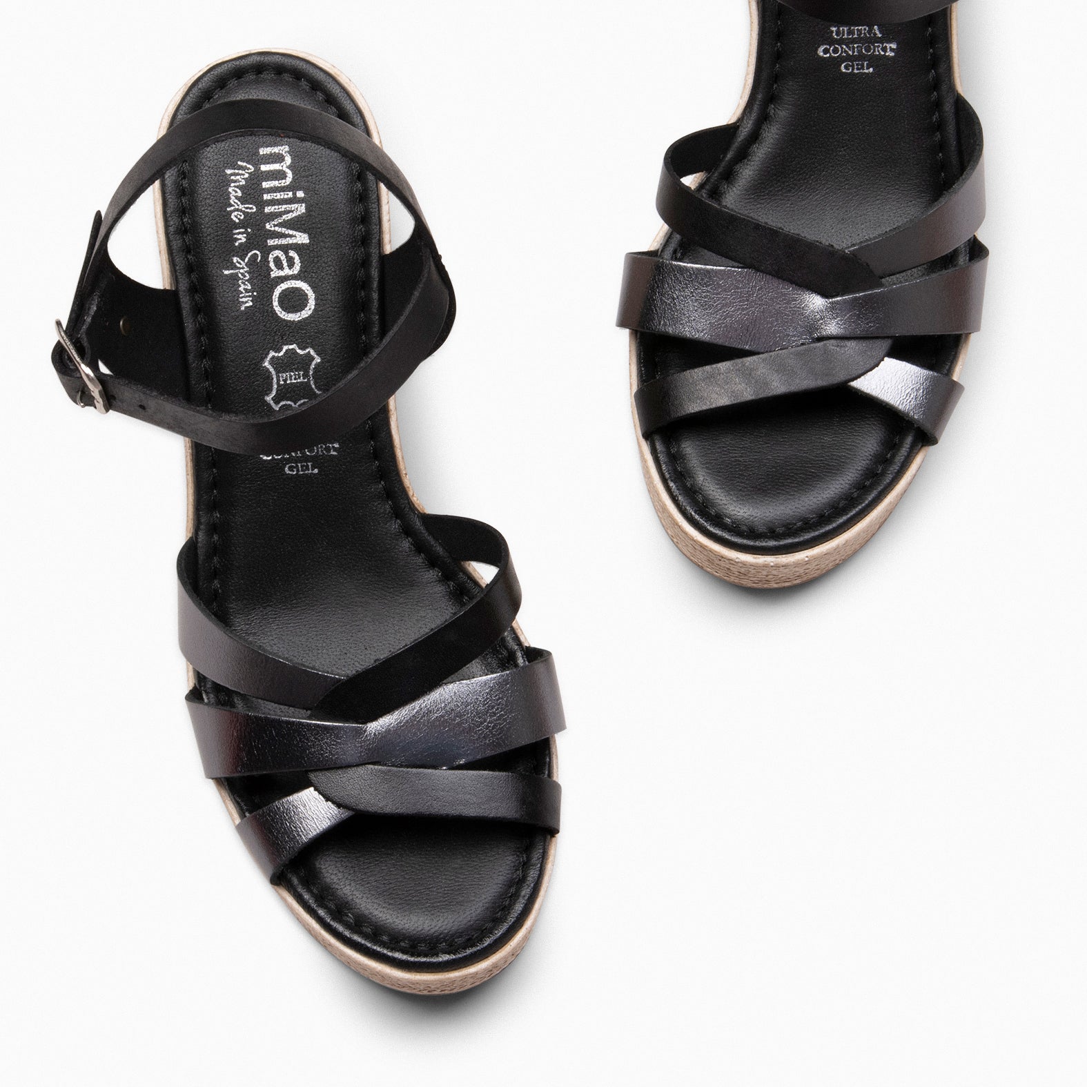 LARISA - Black Platform Sandal