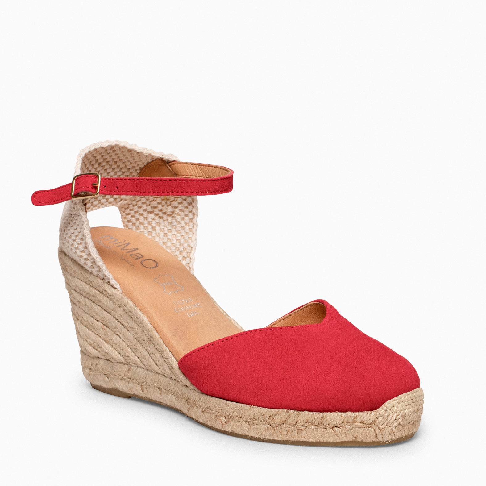 NERJA - RED WEDGE ESPADRILLE