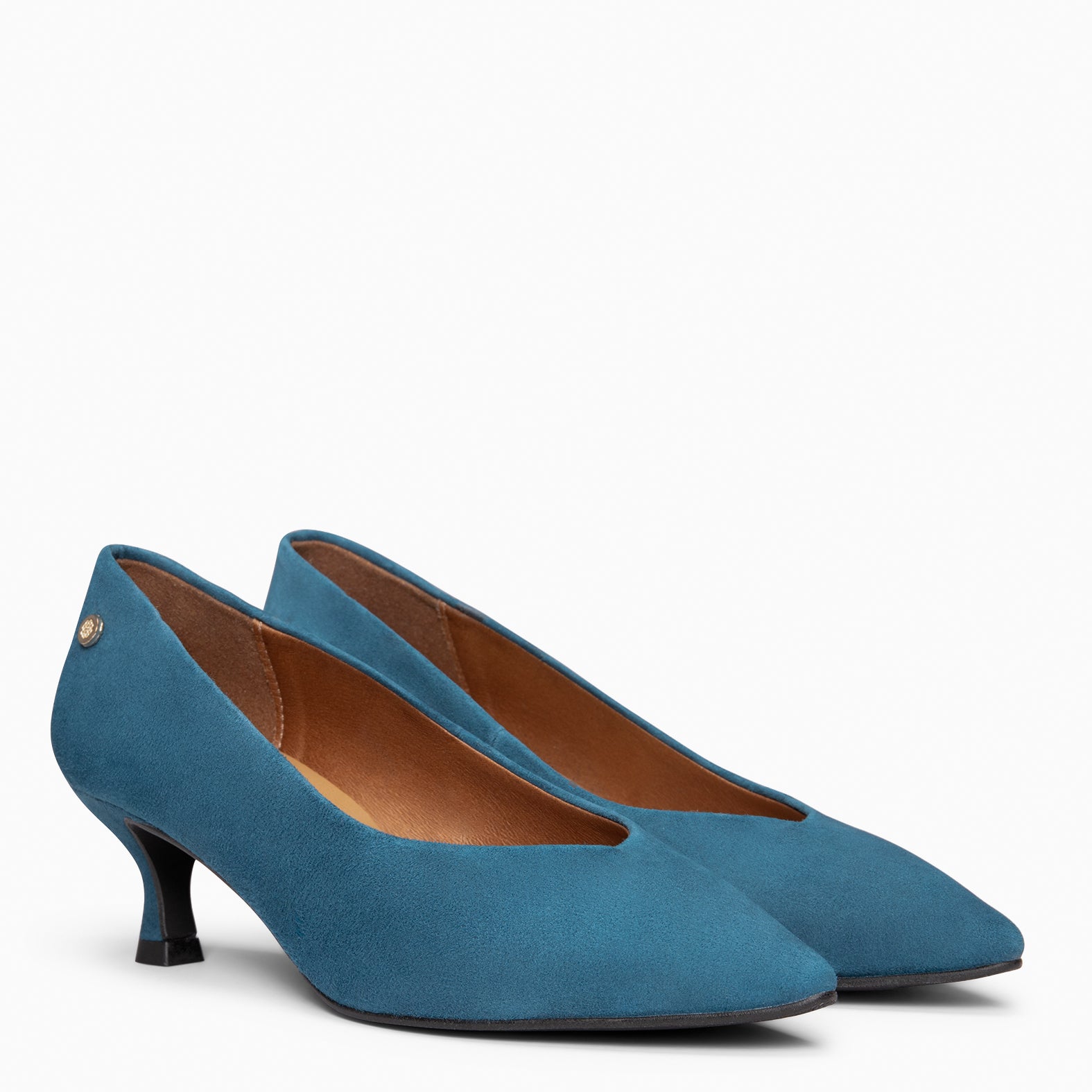 Esther – BLUE Women’s Baby heels 