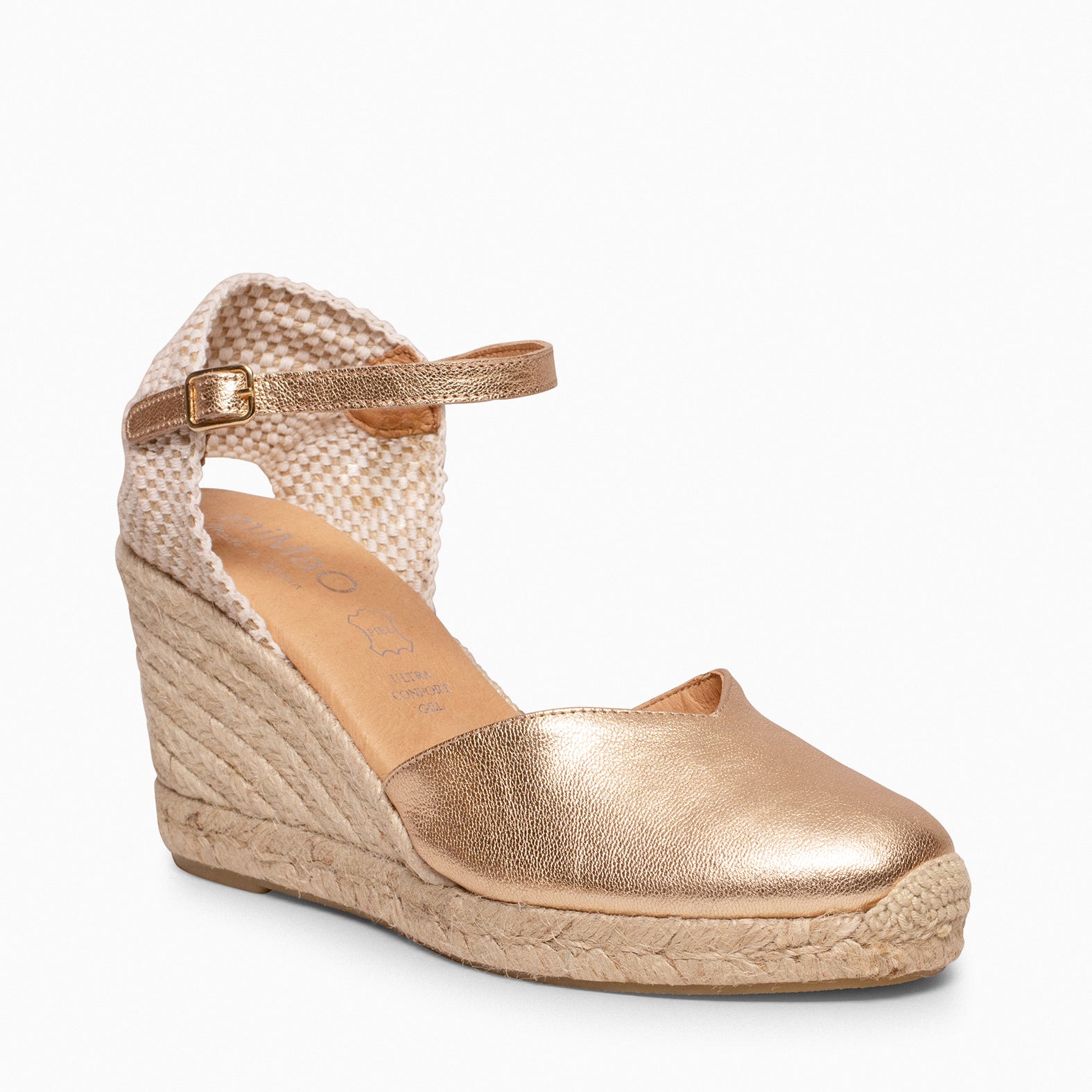 NERJA - GOLDEN WEDGE ESPADRILLE