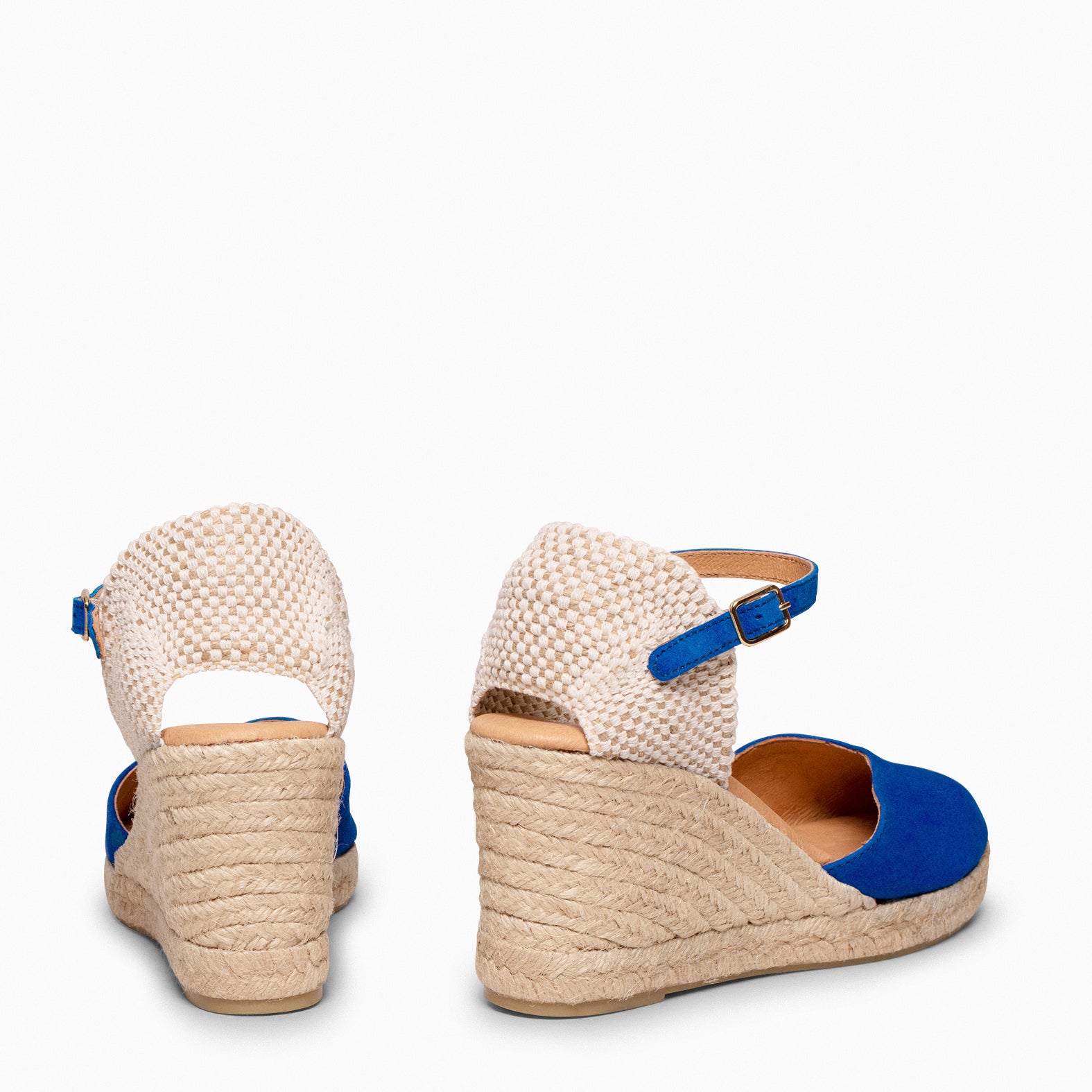 NERJA - BLUE WEDGE ESPADRILLE