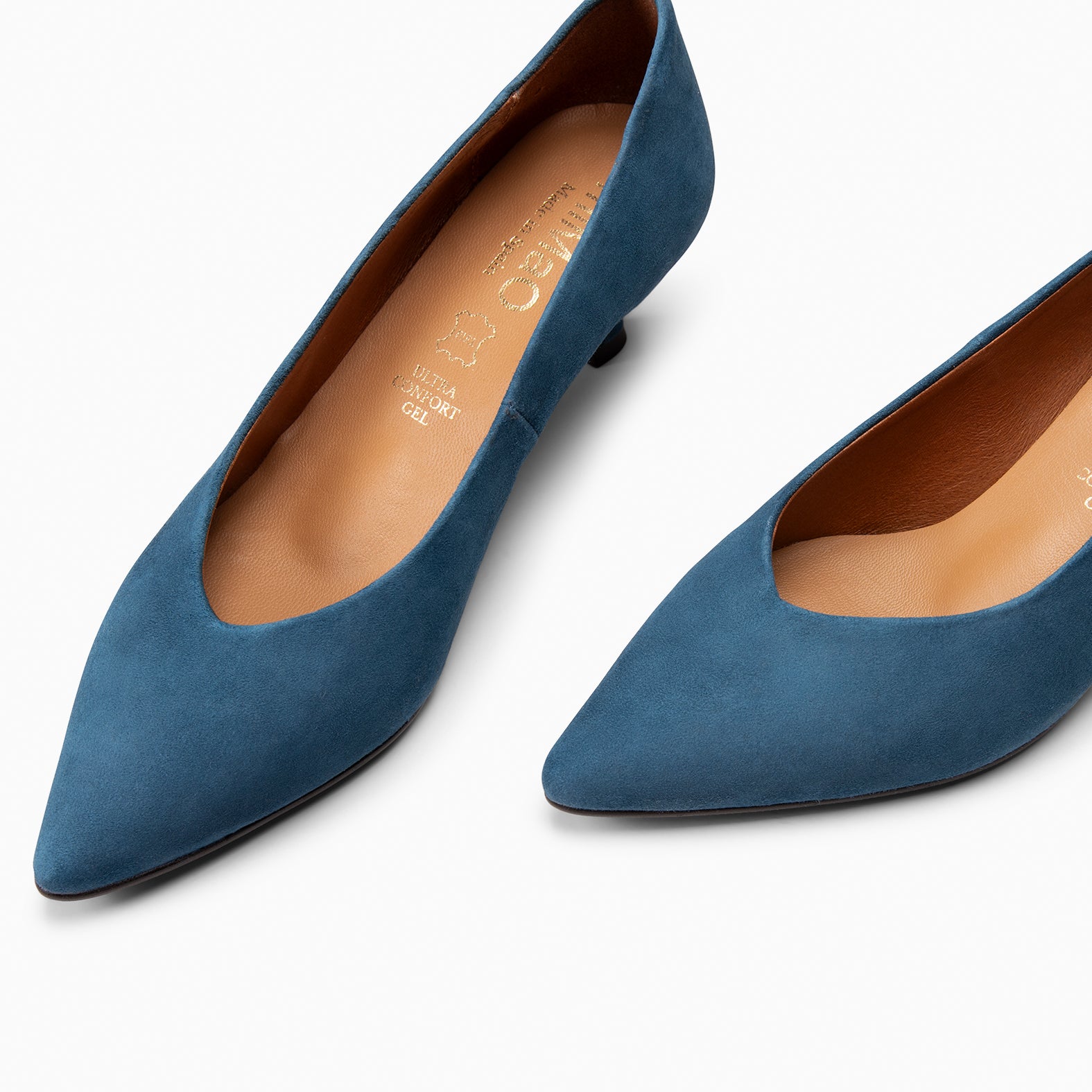 Esther – BLUE Women’s Baby heels 