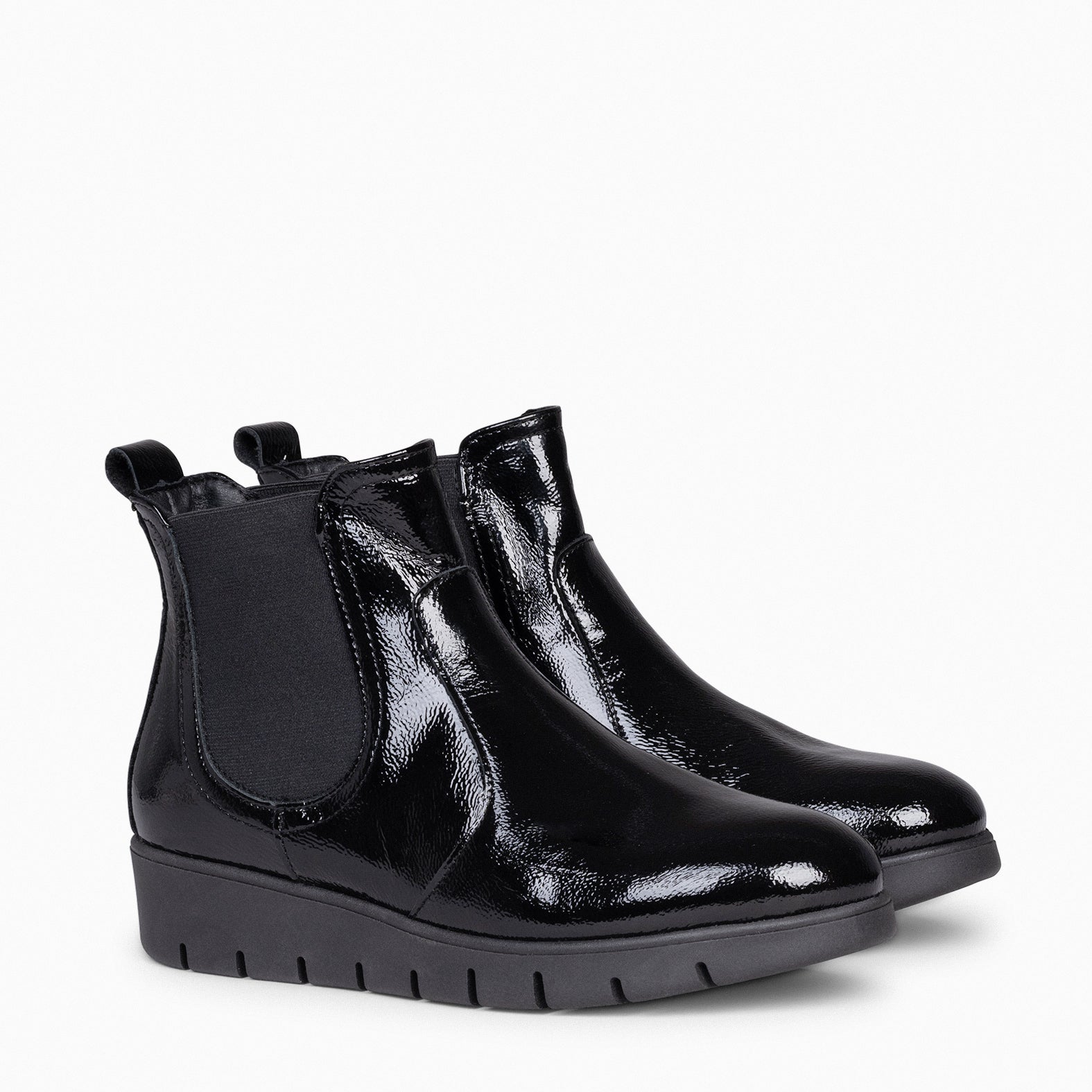 BOT N CONFORT Bottines compens es pour femme NOIR miMaO