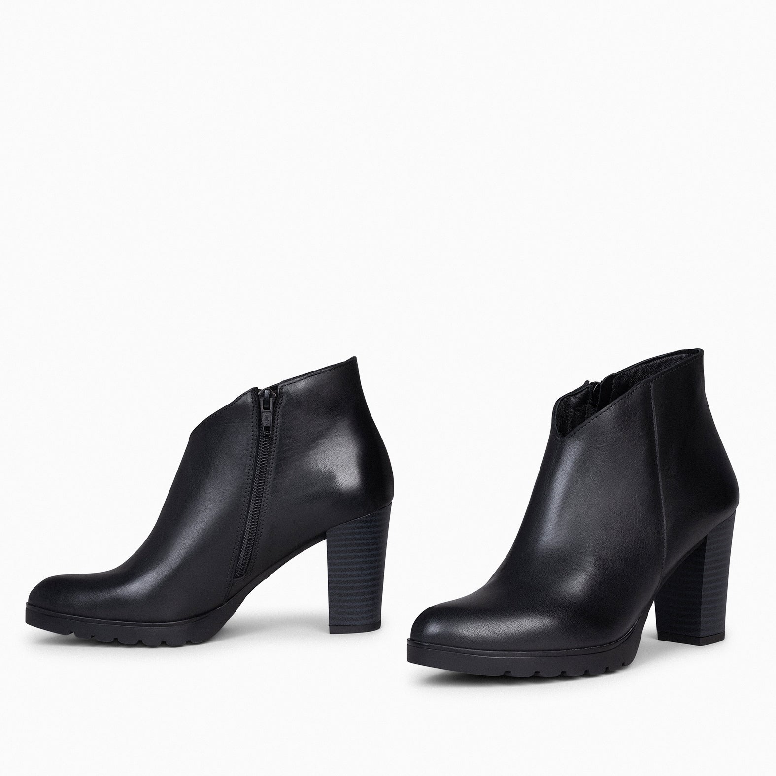 CLASSIC Botines de Mujer con tac n NEGRO