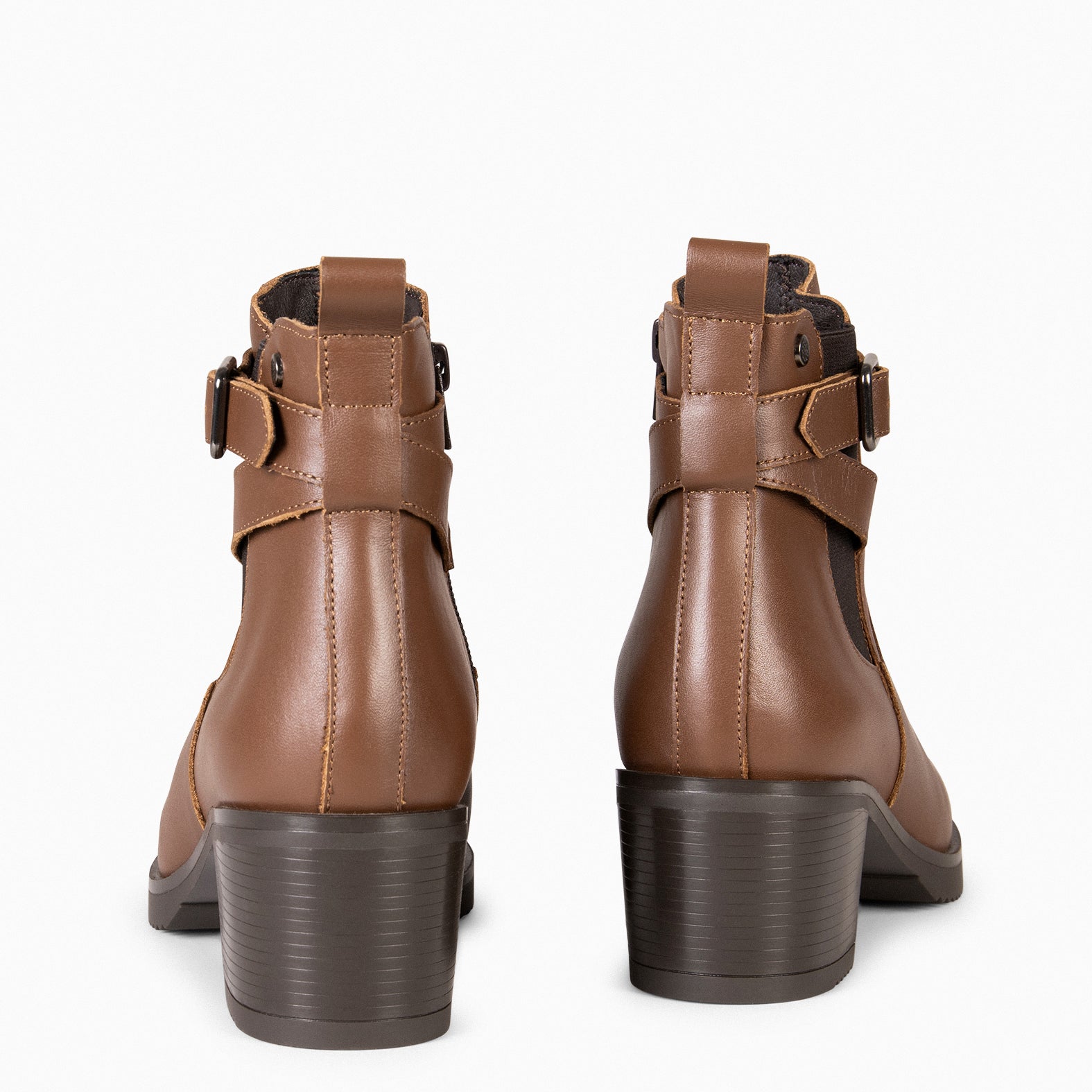 LEMY – BROWN Nappa Booties