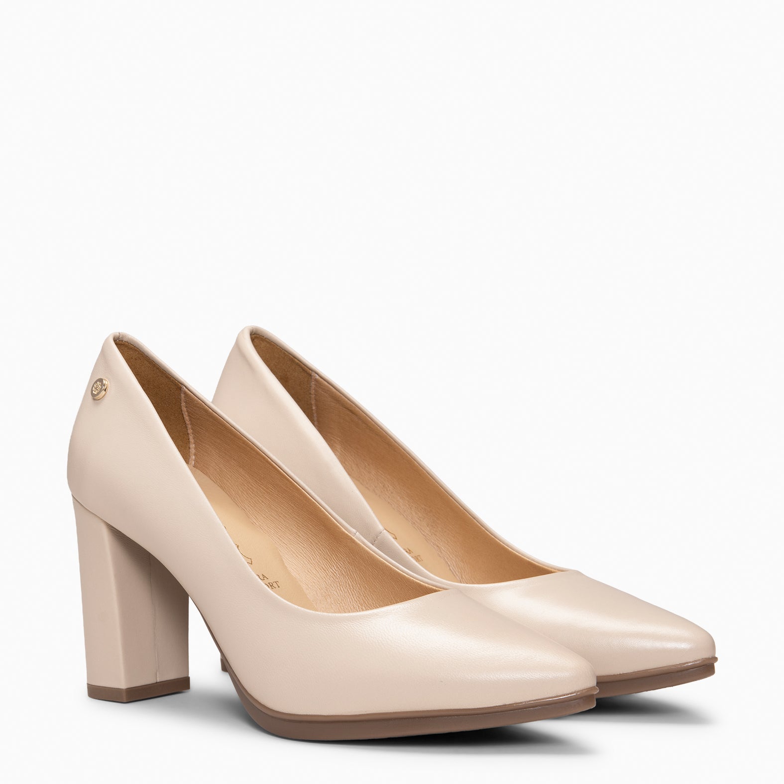 URBAN SALÓN - Zapatos de tacón alto de napa BEIGE - miMaO ®