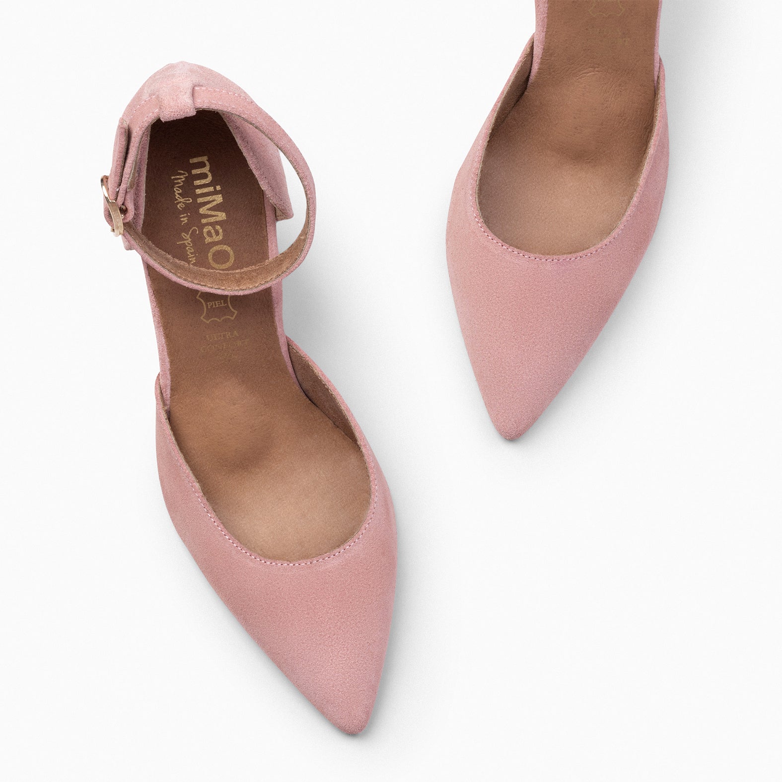 Blush pink hotsell suede heels