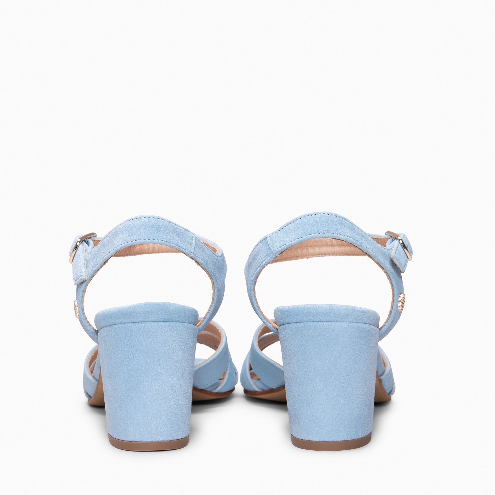 MUSA – Sandalias de Tacón ancho AZUL CLARO - miMaO ®