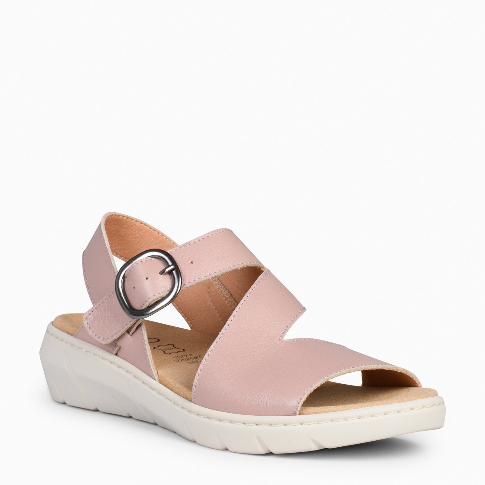 NATURA – NUDE sandals with removable insole