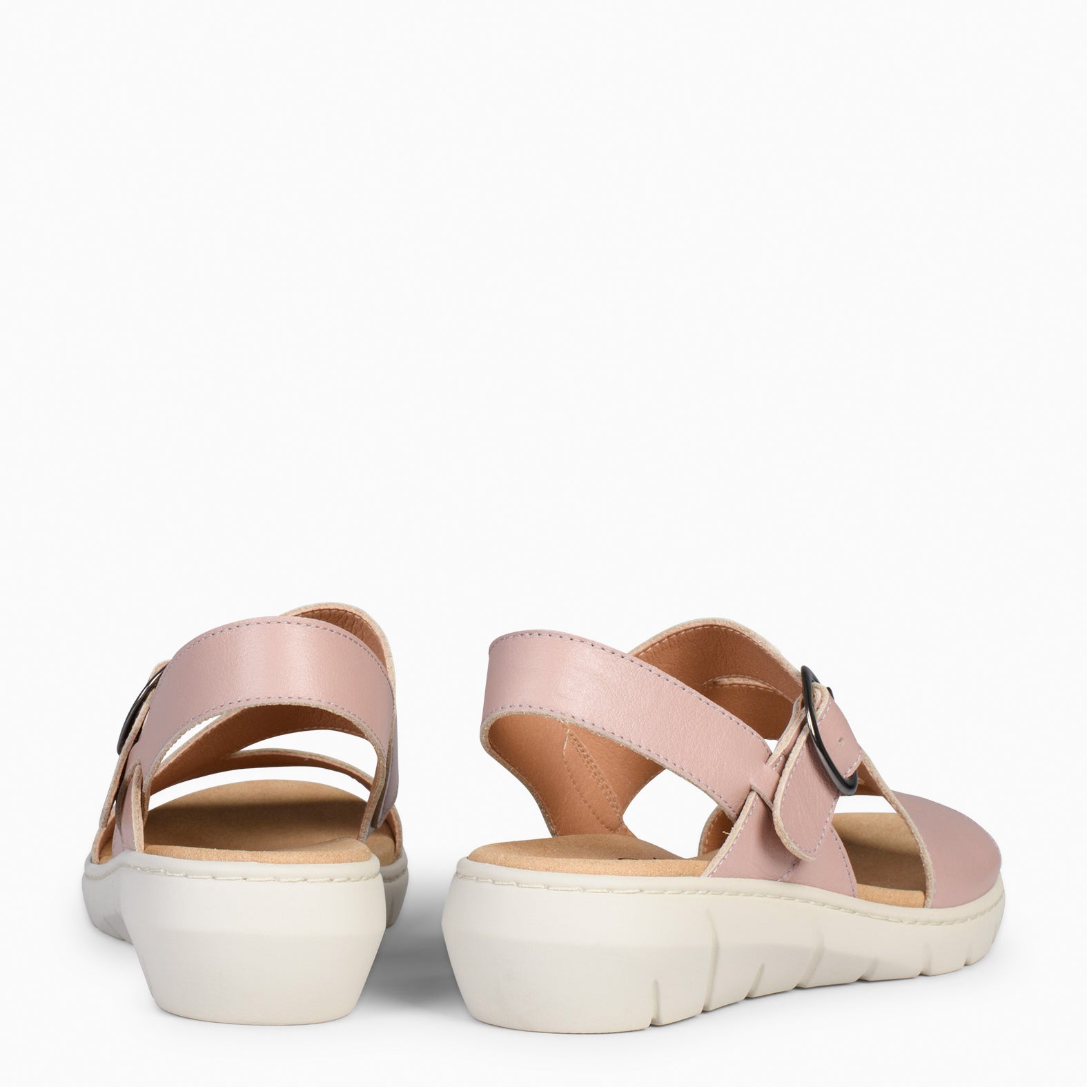 NATURA – NUDE sandals with removable insole