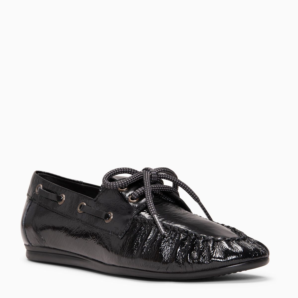 OSAKA - Mocasín con cordones NEGRO
