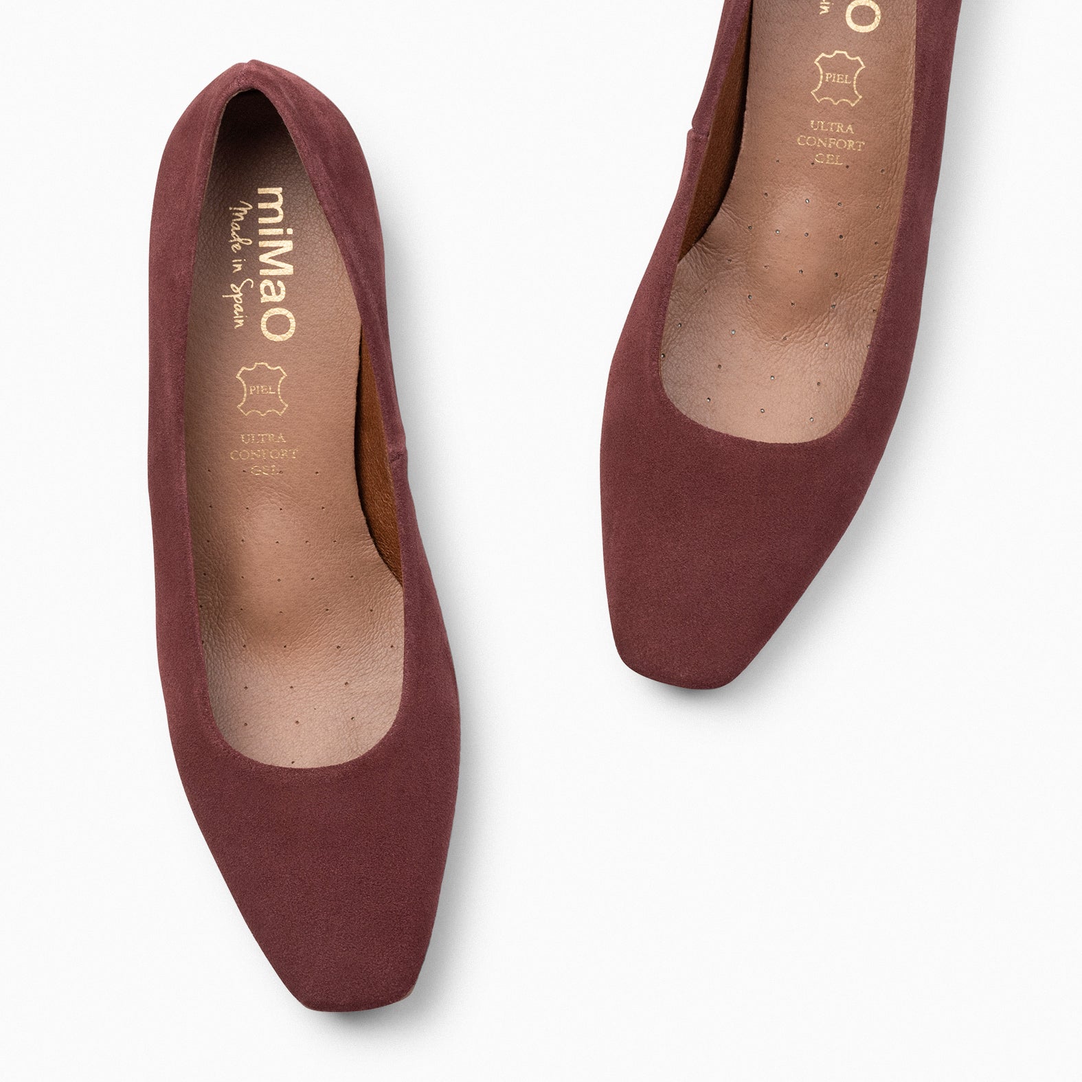 Maroon best sale flat shoes