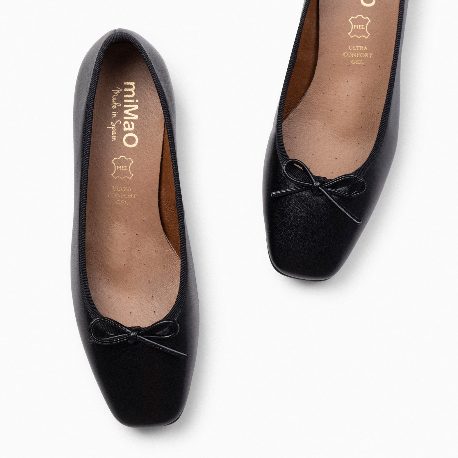 OPERA Ballerines talon NOIR