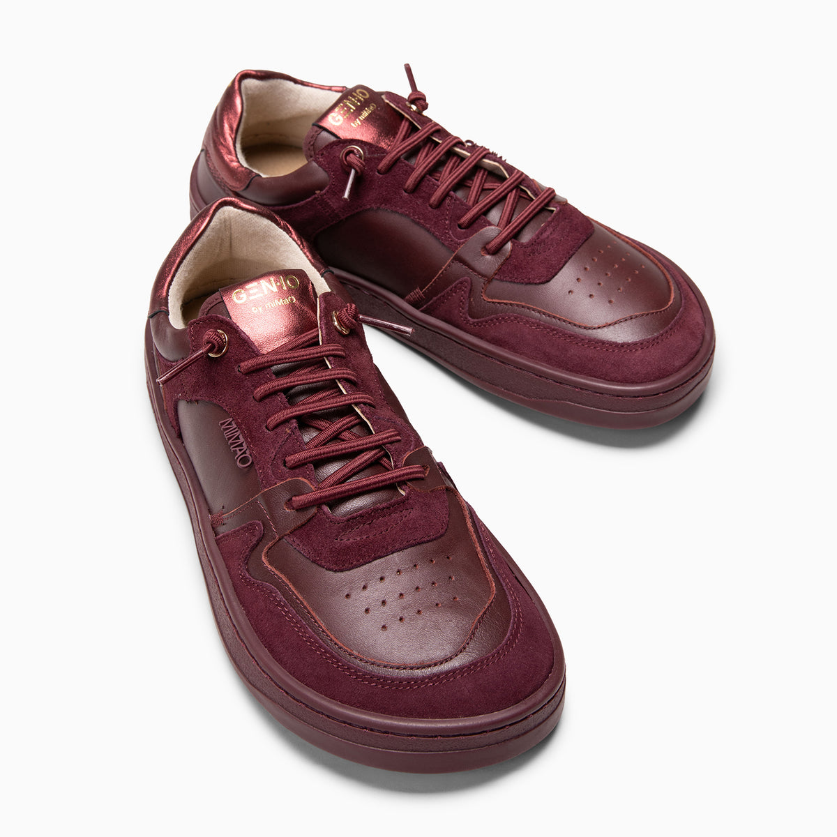 GEN-IO - BURGUNDY Baresoft sneaker