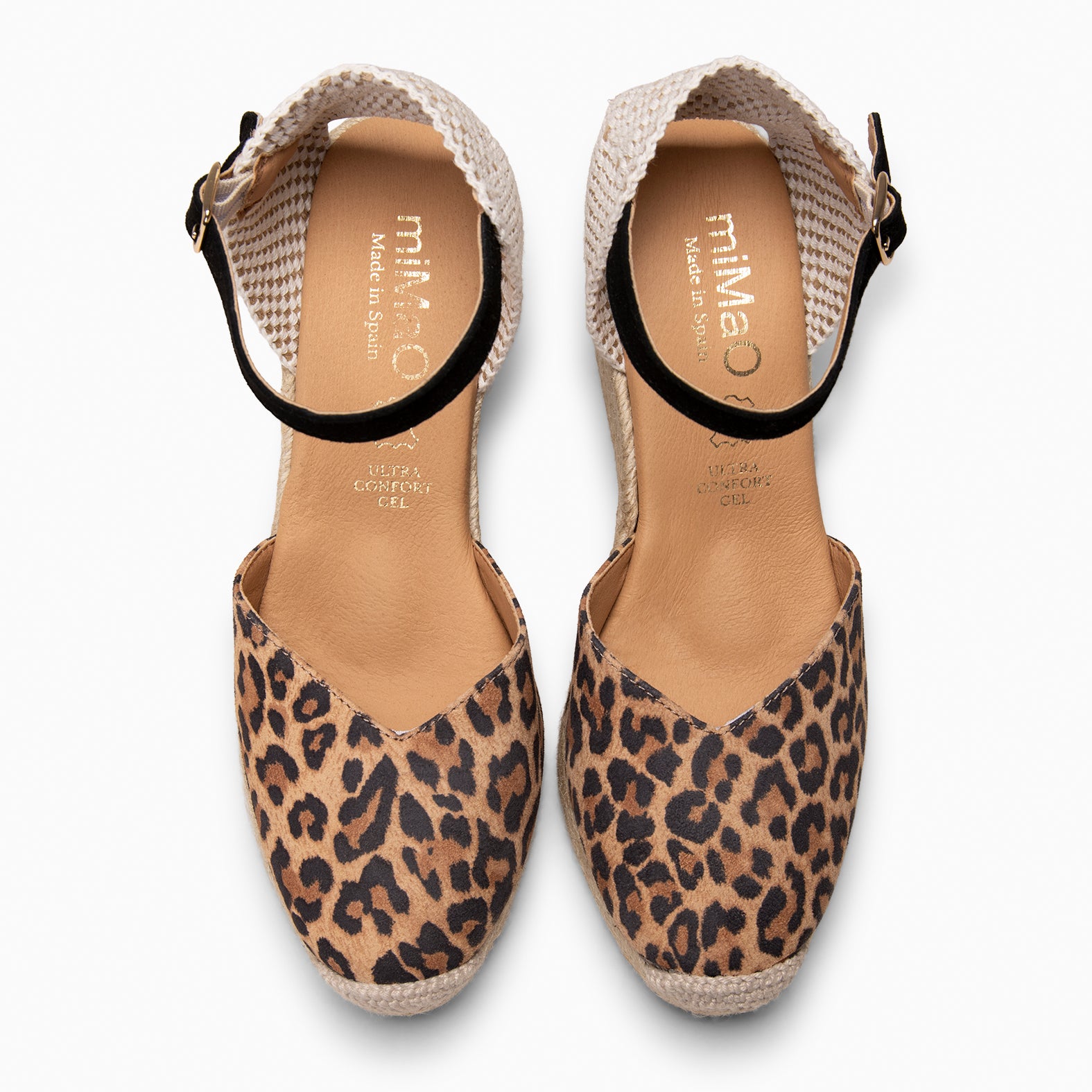 NERJA - Cuñas altas de esparto LEOPARDO - miMaO ®