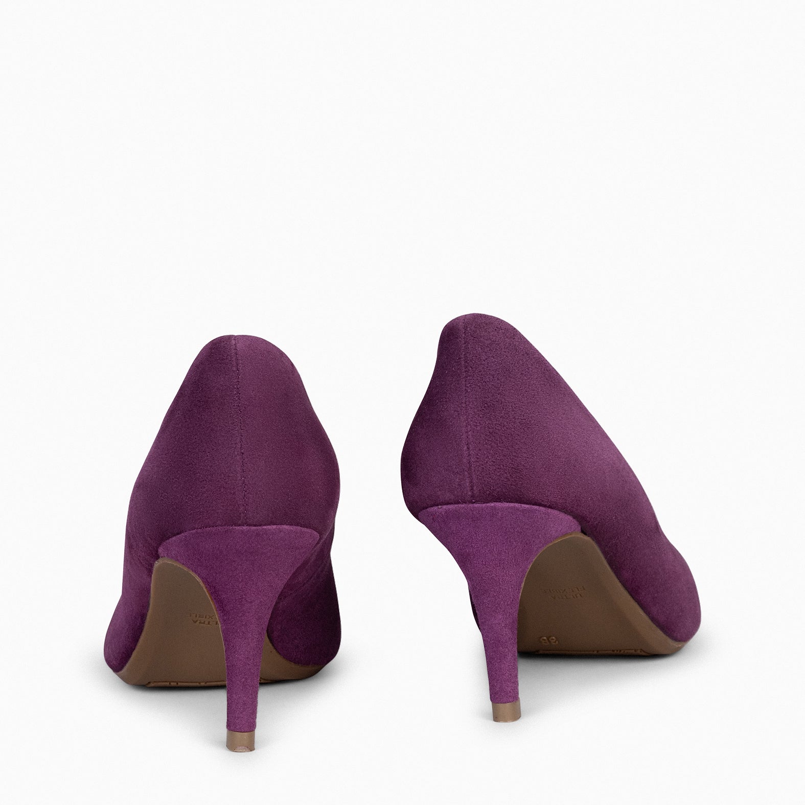 STILETTO – VIOLET suede leather stilettos