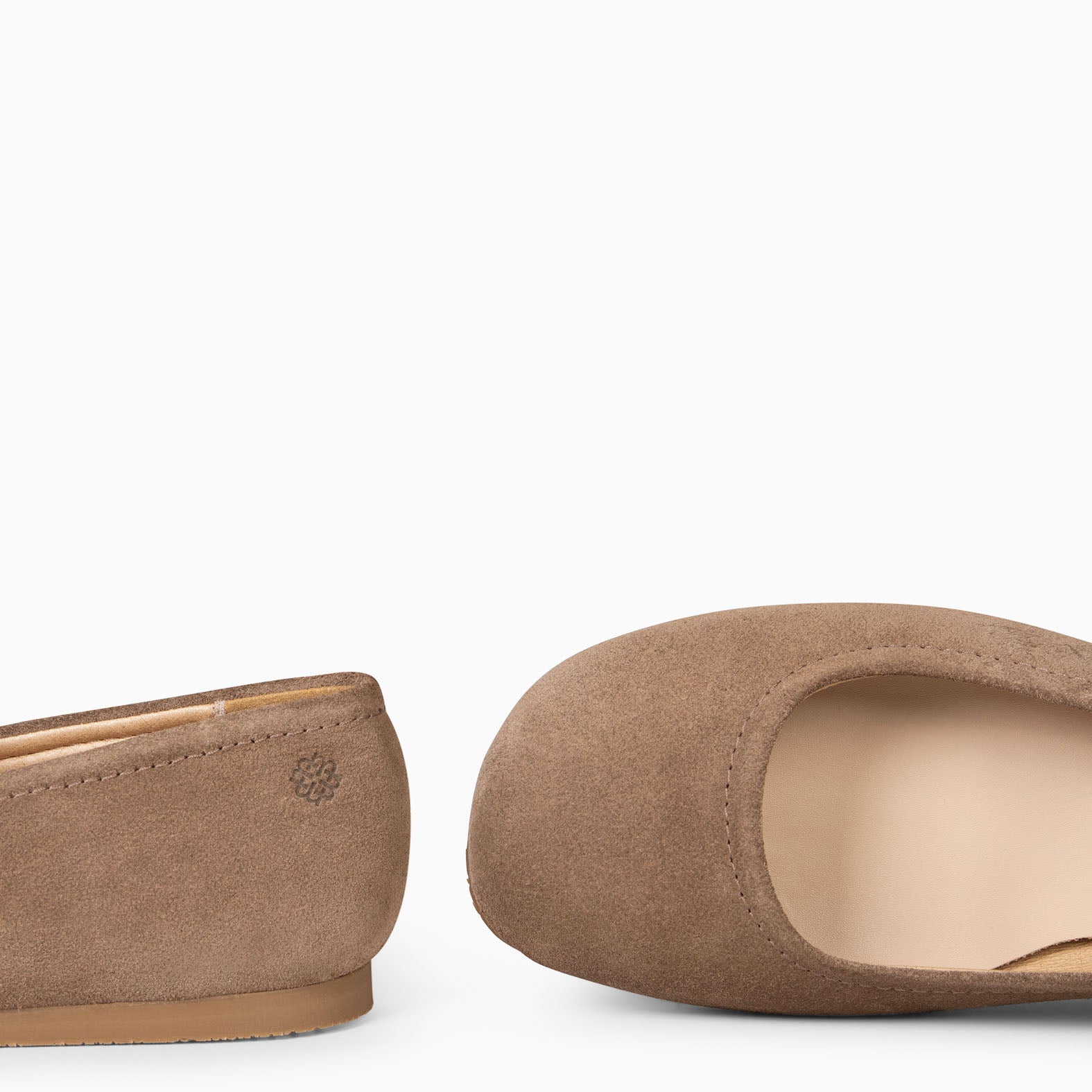JAZMIN - TAUPE MARY-JANES FLAT BARESOFT
