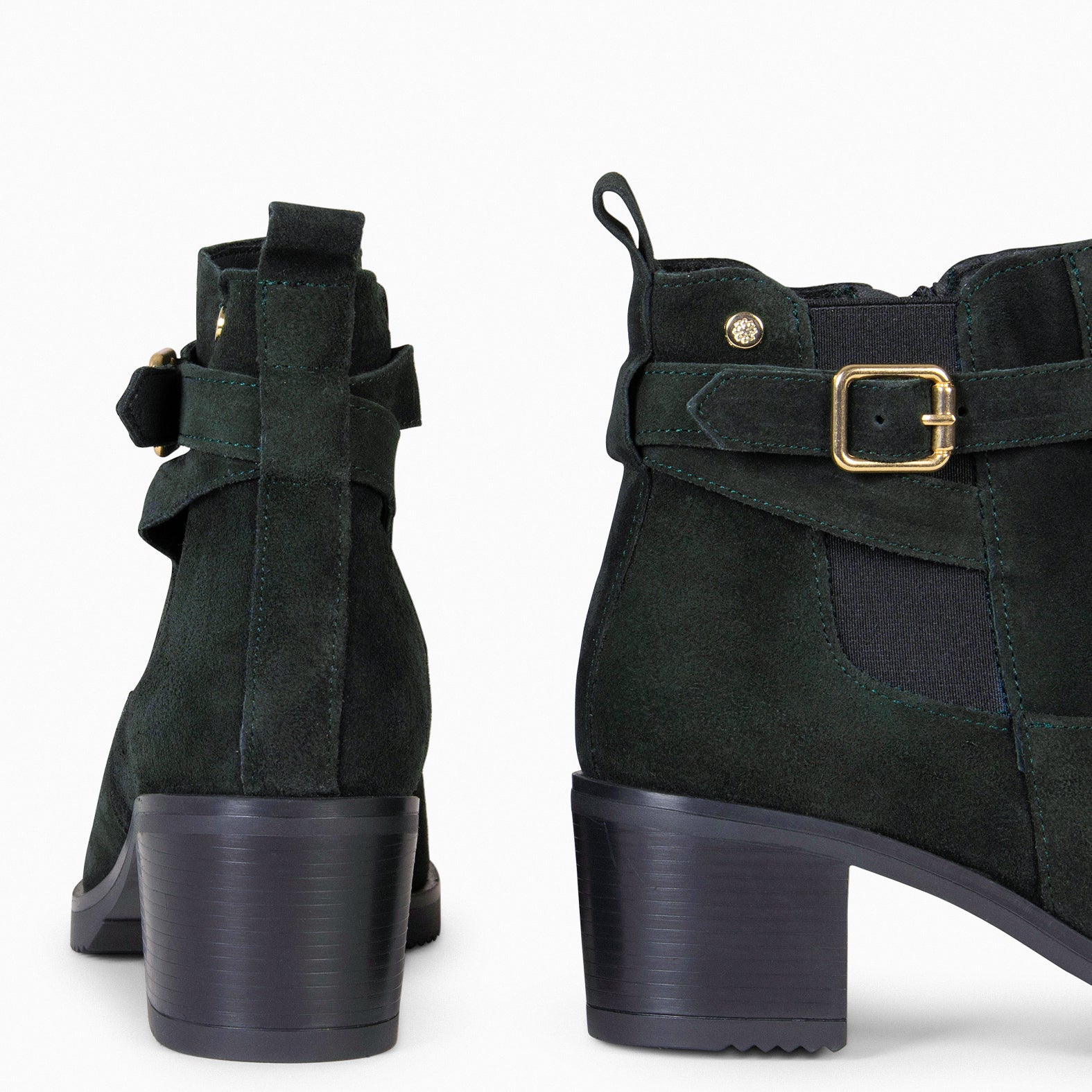 LEMY – BOTINES SERRAJE MUJER VERDE OSCURO