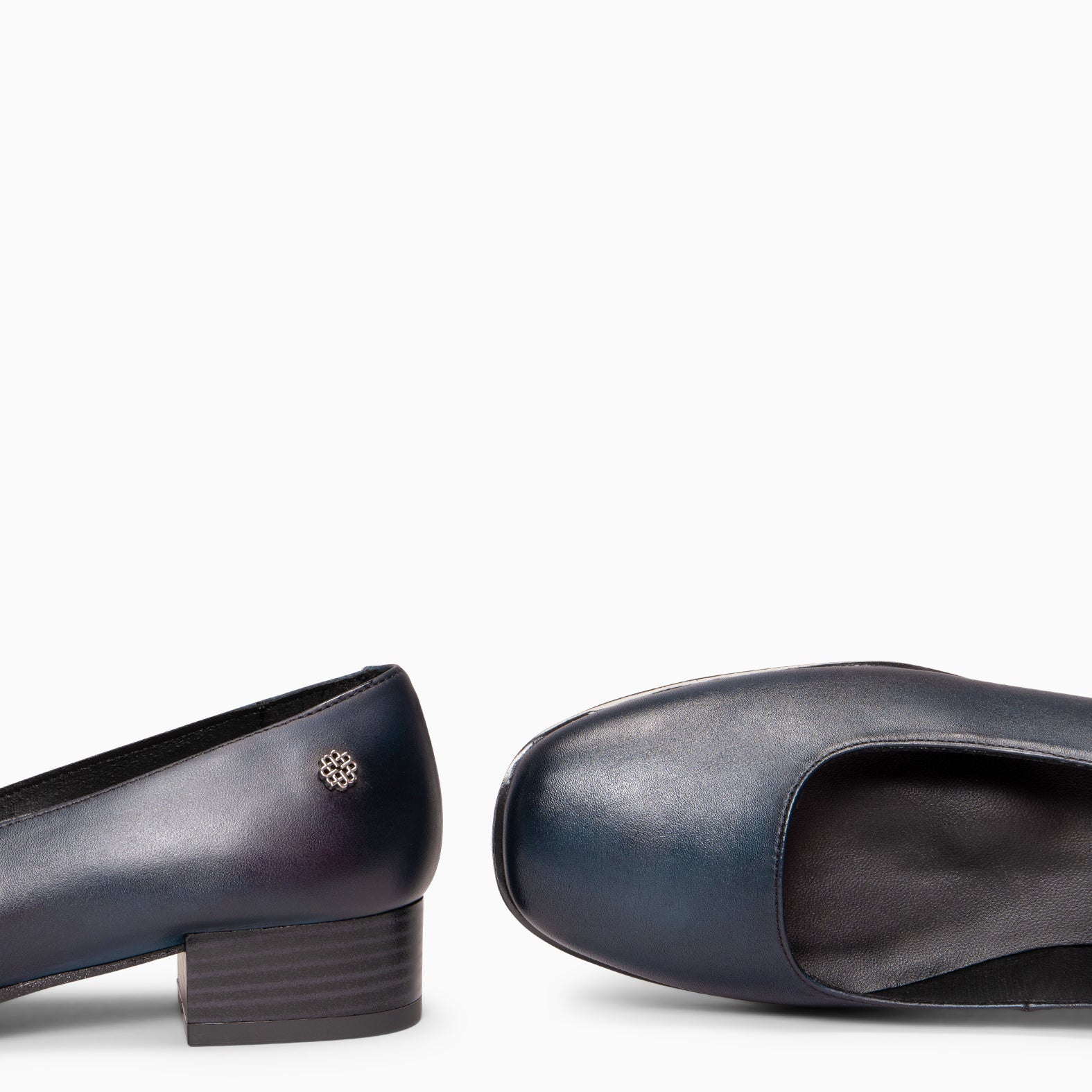 URBAN WIN – NAVY Square urban toe shoes