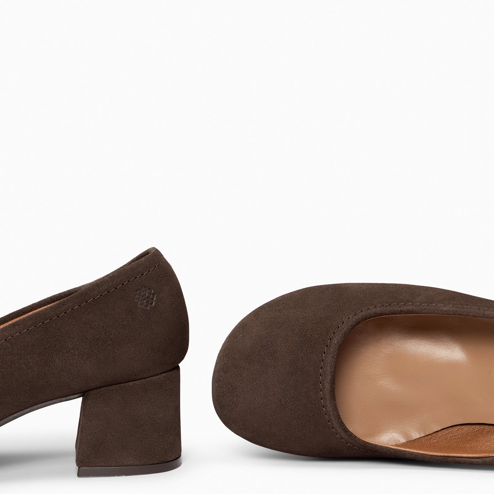 URBAN BARESOFT - Zapatos de salón de tacón ancho en MARRON