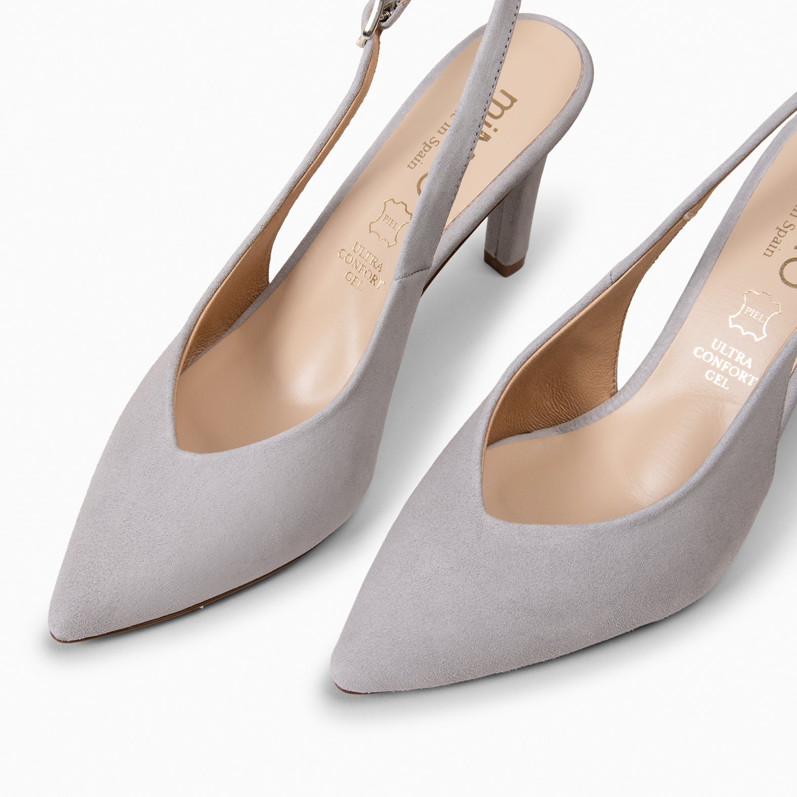 CECILIA - Destalonado de tacón alto GRIS - miMaO ®