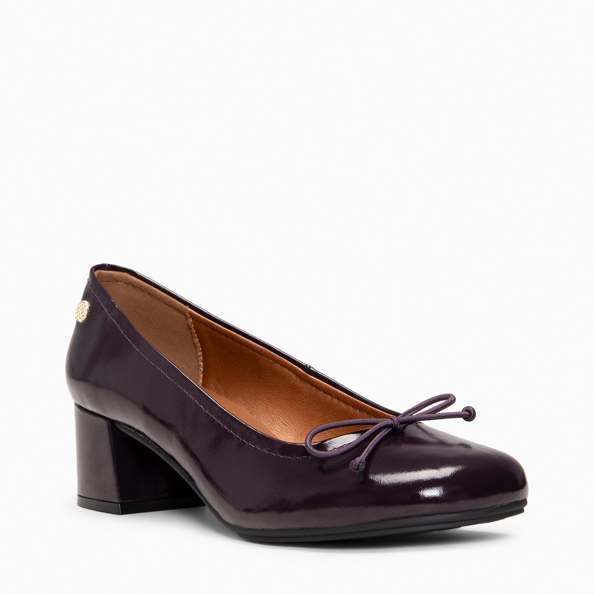 SILVANA - Bailarina Baresoft con tacón  MORADO