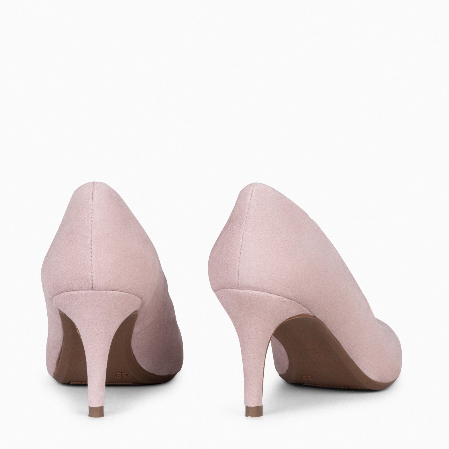 STILETTO – NUDE suede leather stilettos