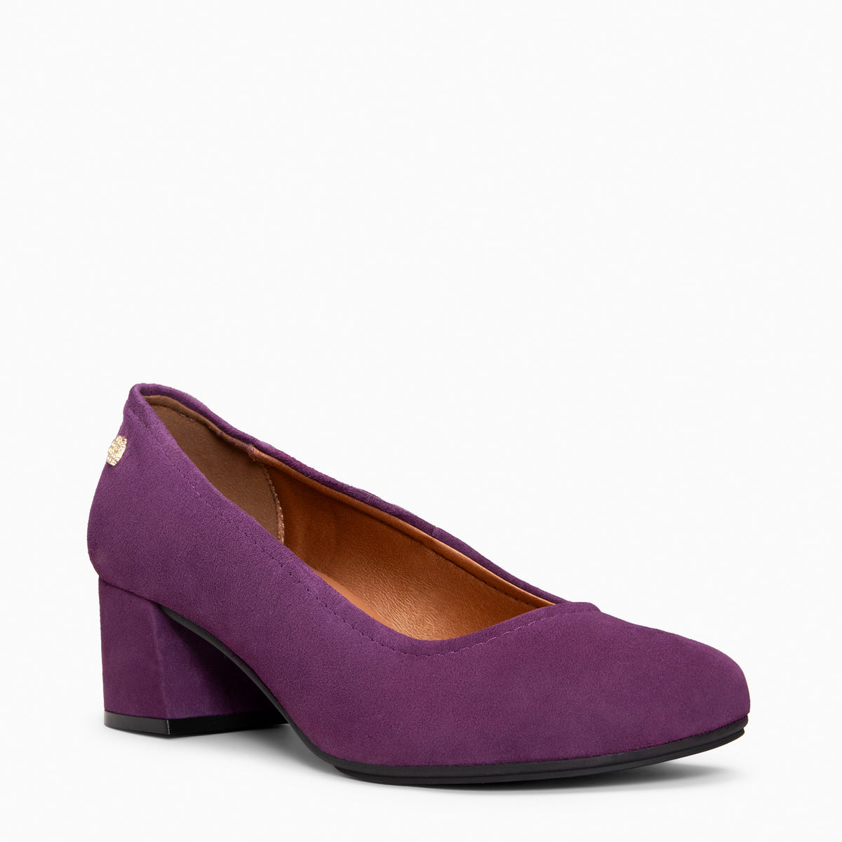 URBAN BARESOFT - Zapatos de salón de tacón ancho MORADO