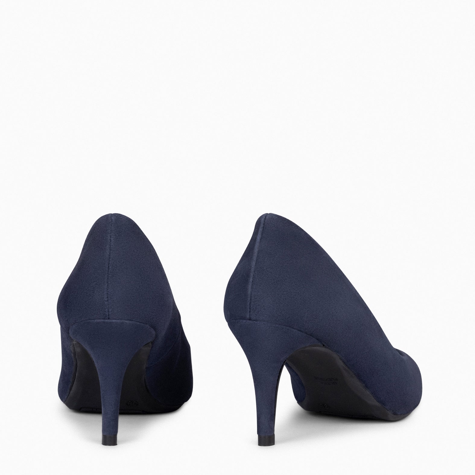 STILETTO - NAVY suede leather stilettos