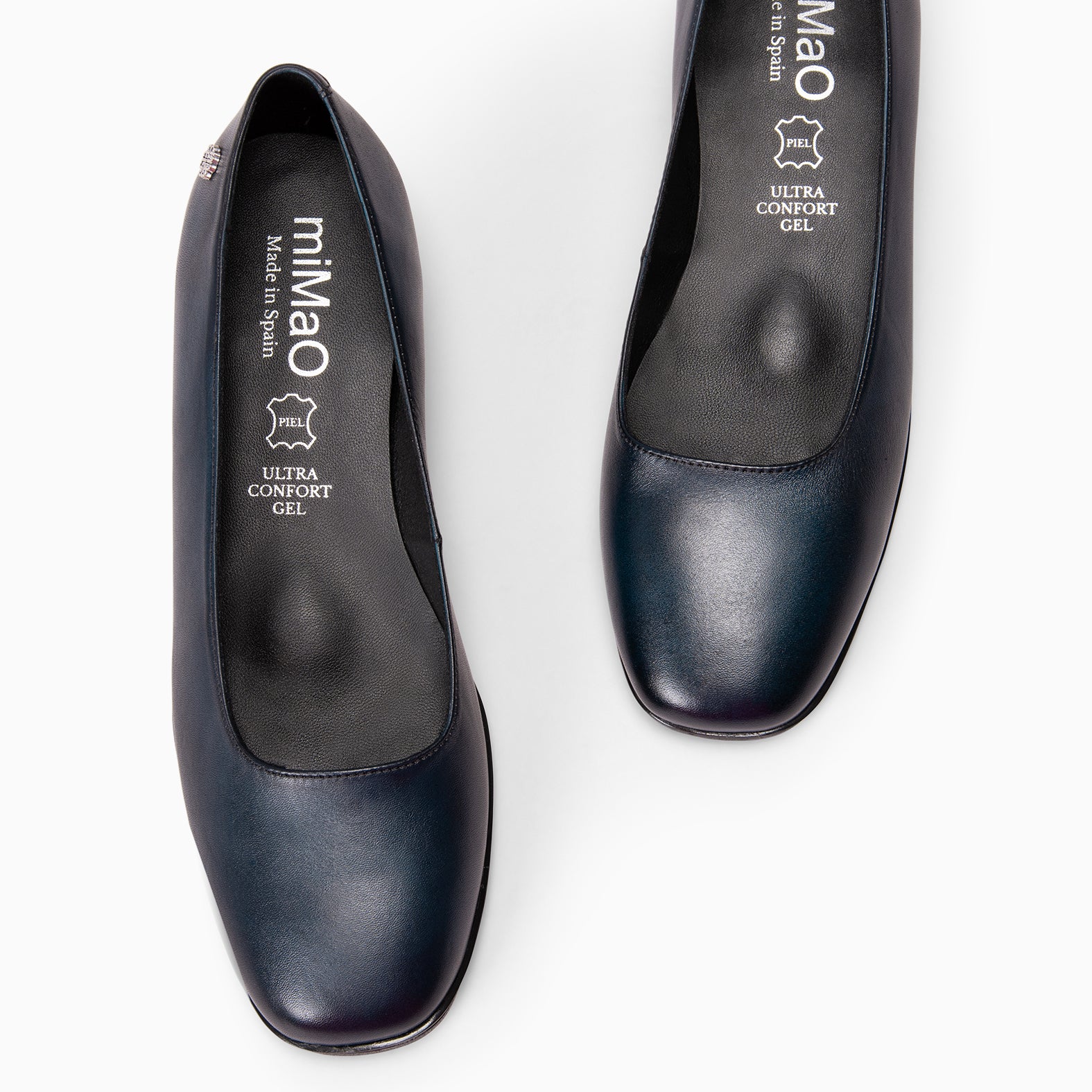 URBAN WIN – NAVY Square urban toe shoes