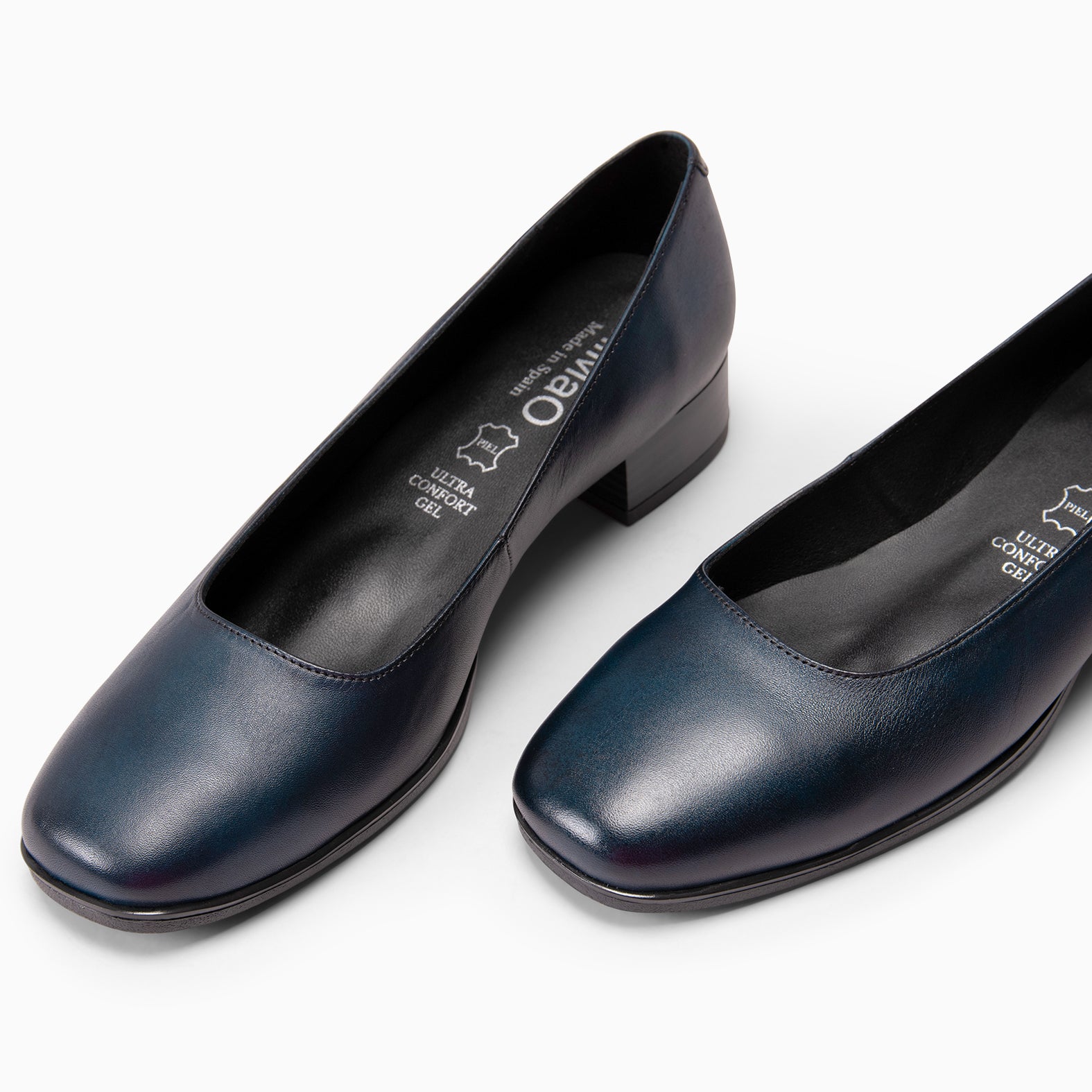 URBAN WIN – NAVY Square urban toe shoes