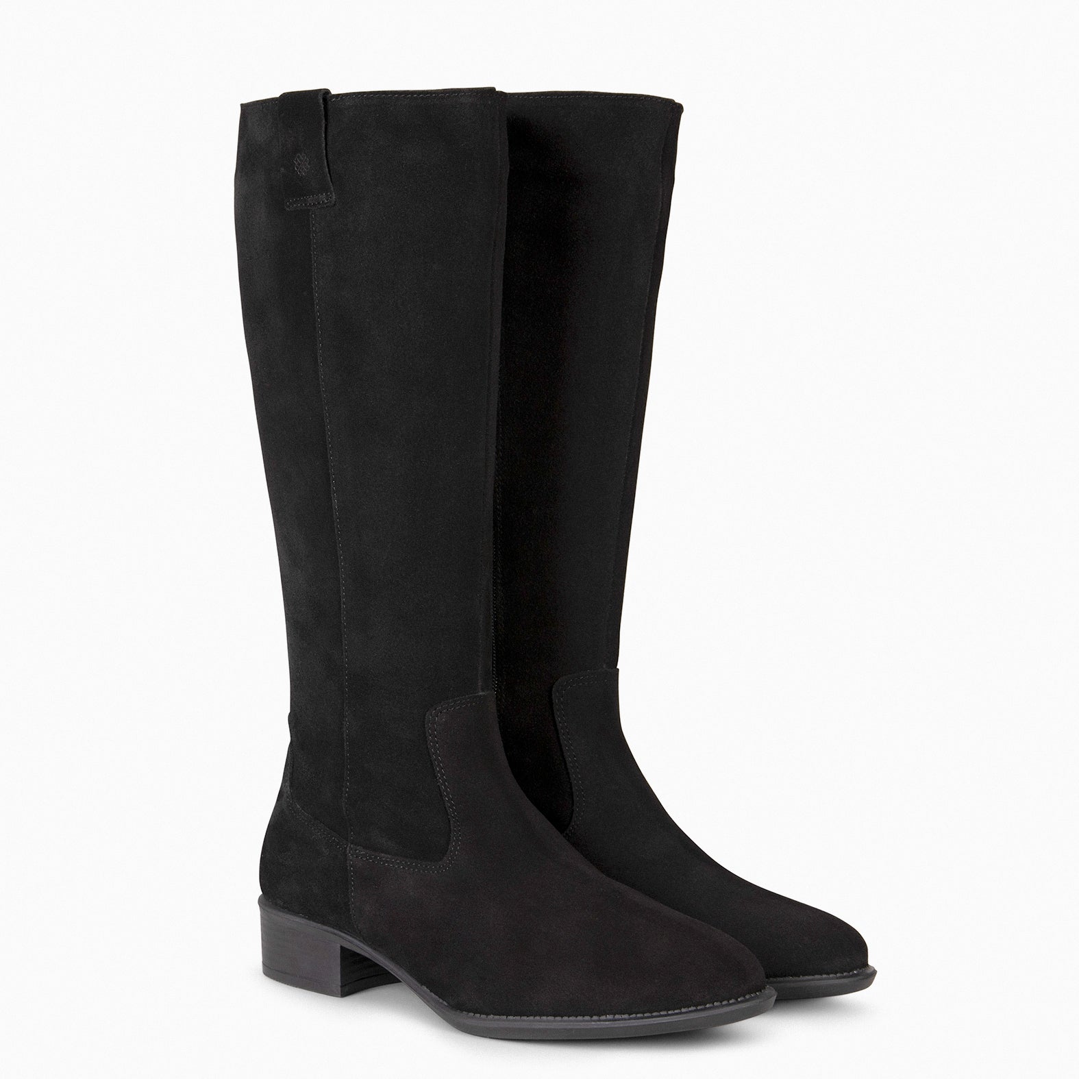 TEXAS – BLACK Low heel boots